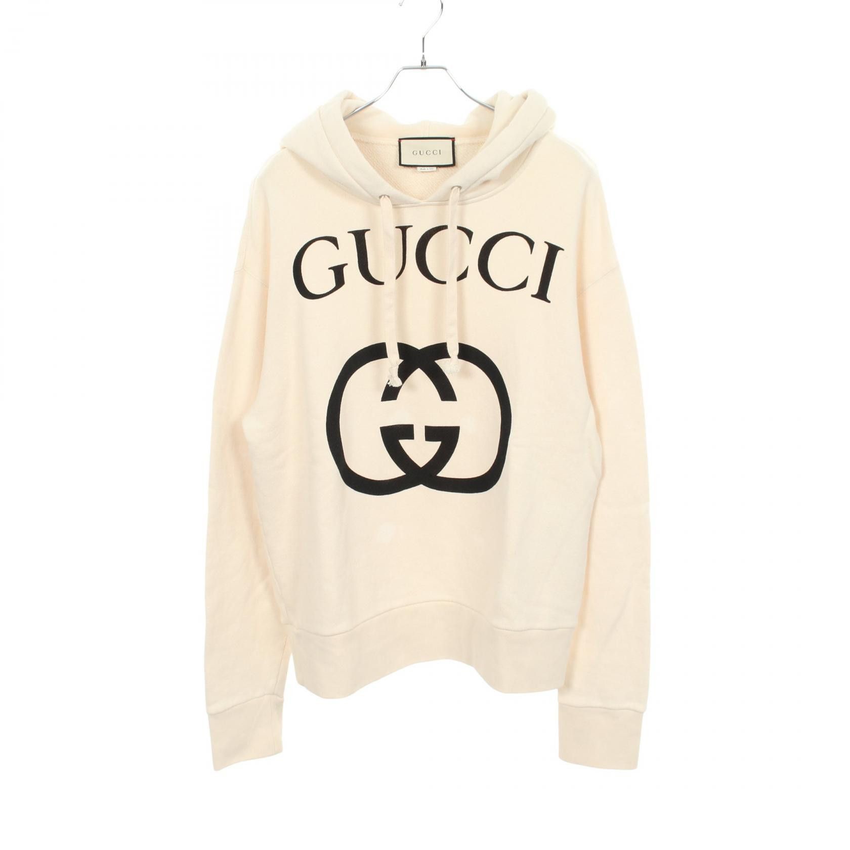 Gucci Gucci Gucci Interlocking G Cotton Hoodie Textile Sweatshirts & Hoodies 475374 DUTY FREE for USA Size ONE SIZE - 1 Thumbnail