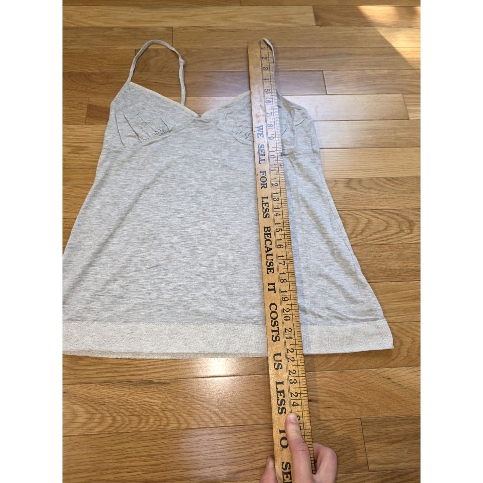 Vintage Gray Camisole Top Womens Small Sleeveless Tank Top Size S / US 4 / IT 40 - 6 Thumbnail
