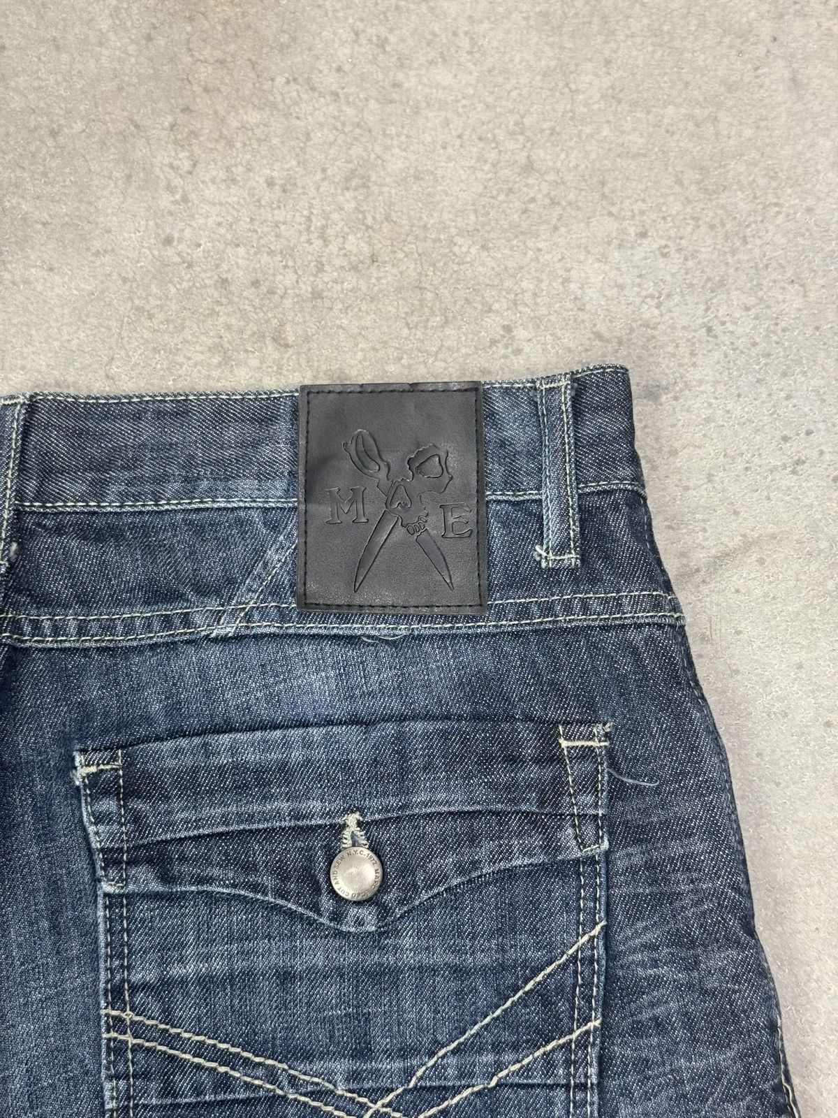 Marc Ecko Vintage Y2K Marc Echo Denim Jeans 32x30 Baggy Wide Leg Size US 32 / EU 48 - 16 Thumbnail