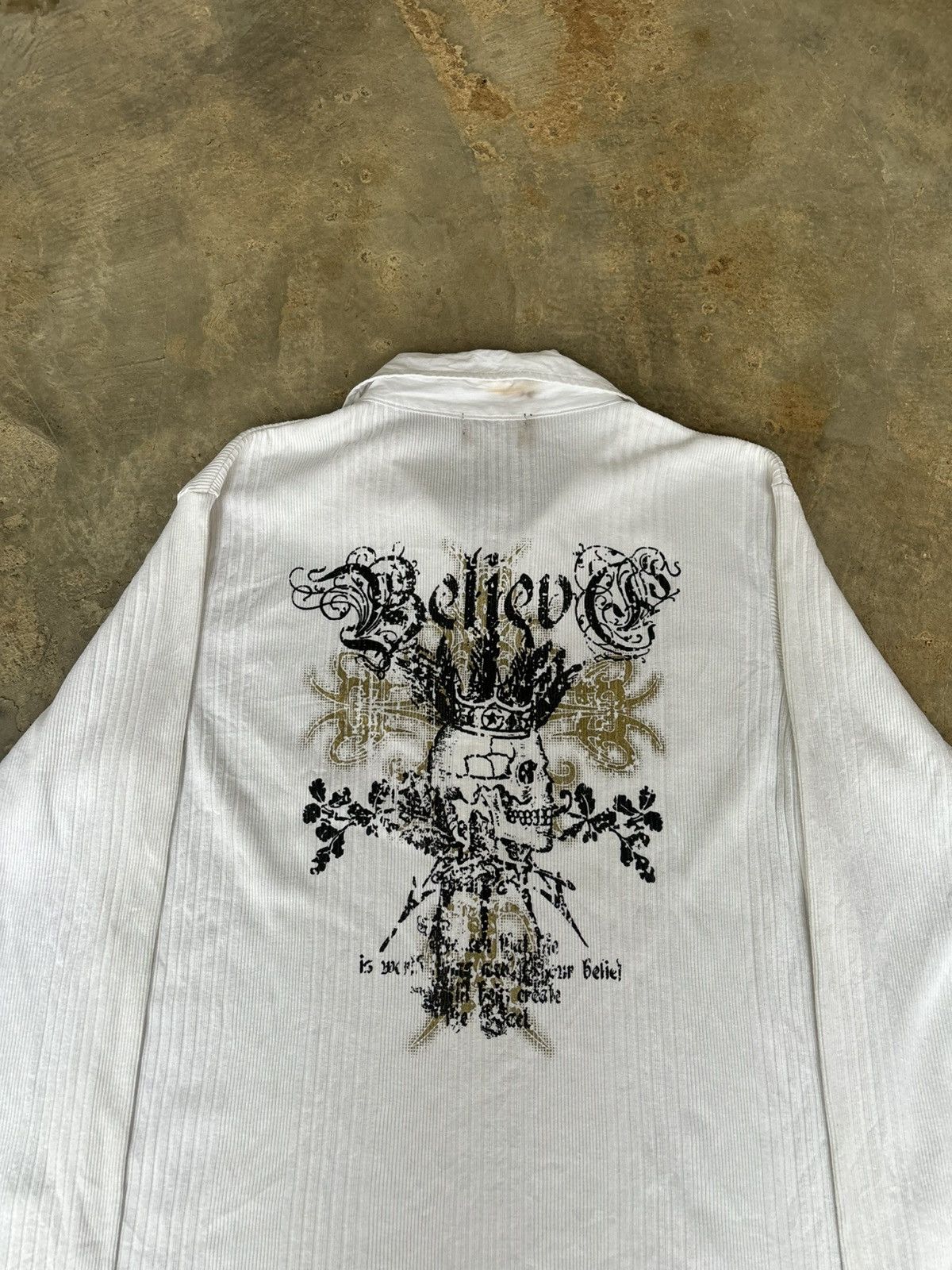 Hysteric Glamour Y2k Believe Skull Ifsixwasnine Punk Style Shirt Size US L / EU 52-54 / 3 - 3 Thumbnail
