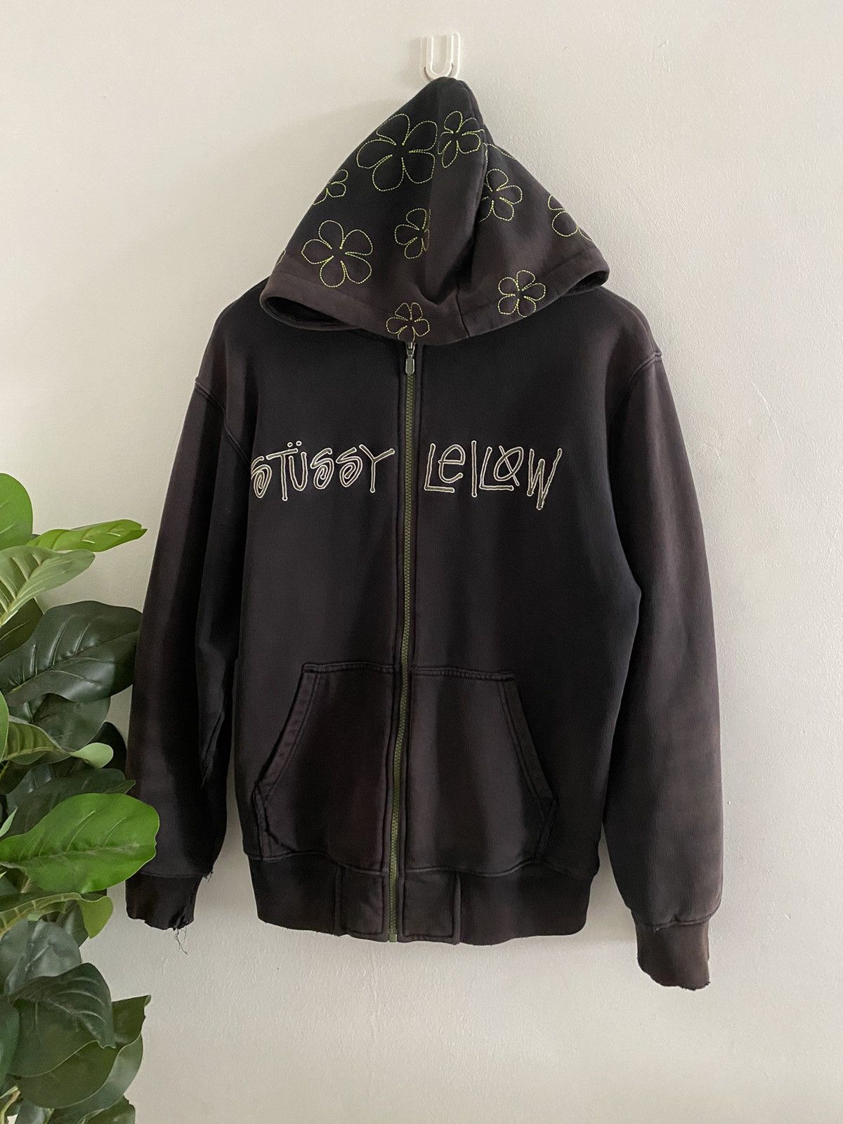 Hypebeast Vintage Stussy x Leilow embroidery skull logo Hoodie Size US M / EU 48-50 / 2 - 17 Thumbnail
