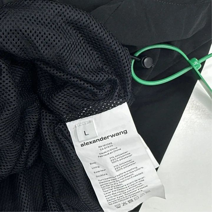 Alexander Wang Alexander Wang Black Zip-Up Long Sleeve Jacket - Size L / US 10 / IT 46 - 3 Thumbnail