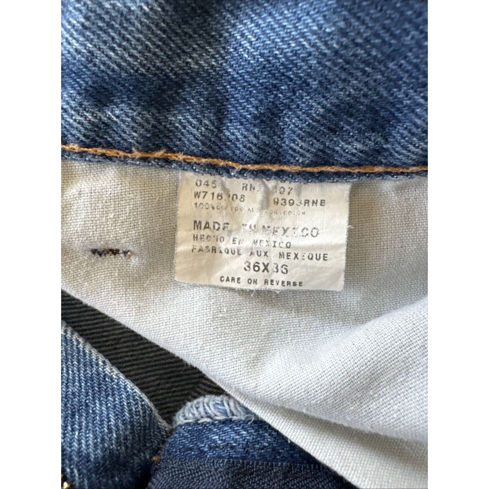 Dickies Dickies Branders Mens Stone Washed Straight Leg Jeans 36x36 Size US 36 / EU 52 - 5 Thumbnail
