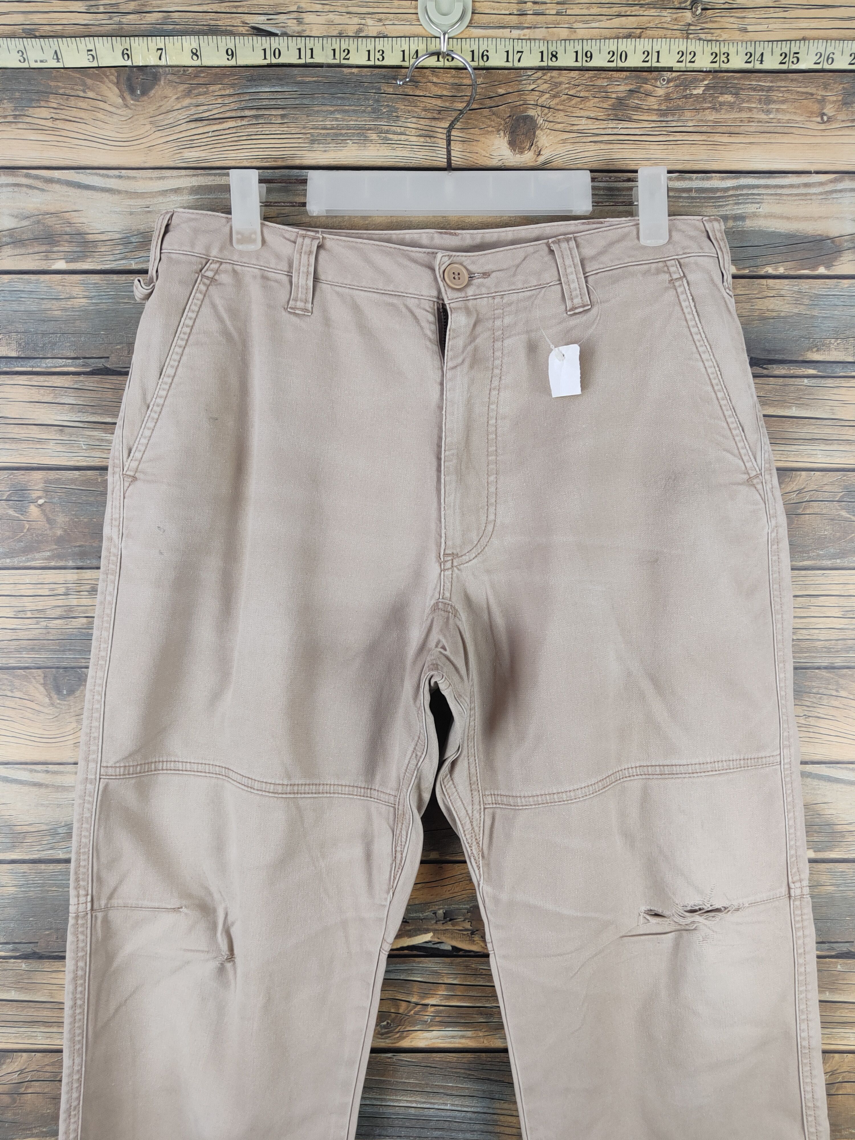 Japanese Brand DL Japanese Brand Beige Multipocket Casual Pants #sp46-259T Size US 32 / EU 48 - 2 Thumbnail