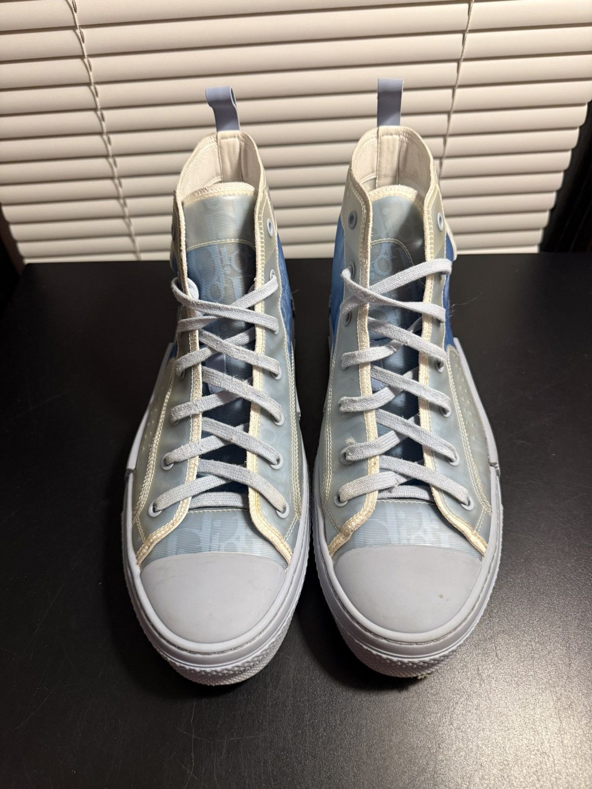 Dior Dior B23 High Top Daniel Arsham Light Blue US 11 / 44 EU Size US 11 / EU 44 - 3 Thumbnail