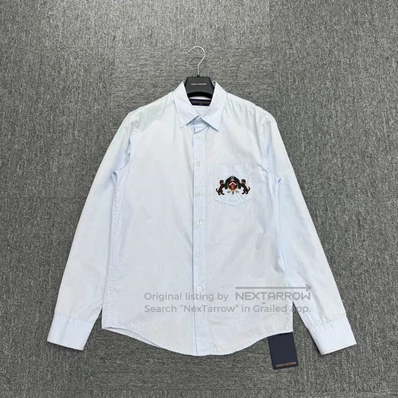 Louis Vuitton Louis Vuitton SS25 Embroidered Puppy Shirt. Size US XS / EU 42 / 0 - 1 Thumbnail