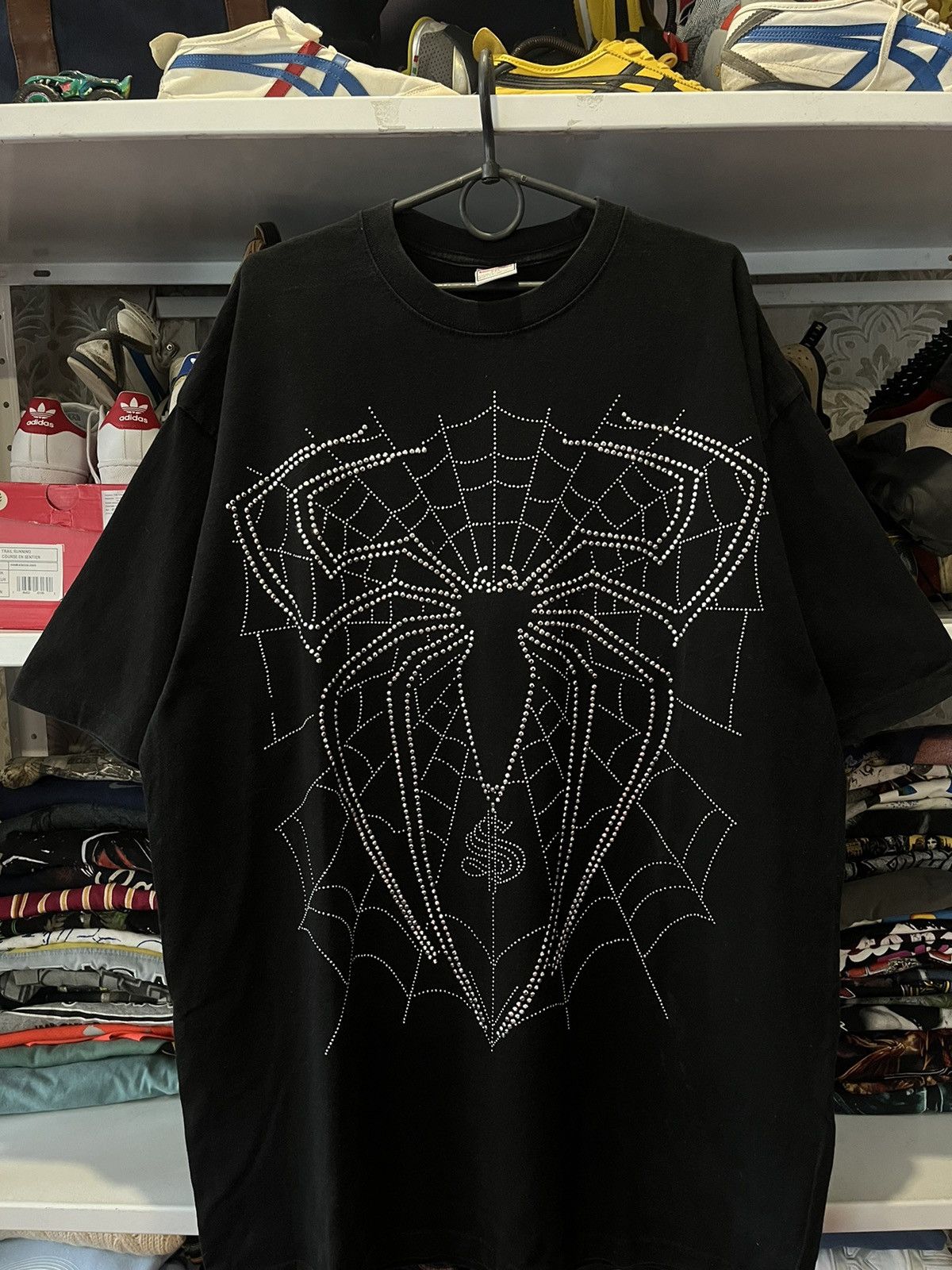 Vintage Rare Vintage Spider Big Logo T Shirt Y2K Size US XXL / EU 58 / 5 - 3 Thumbnail