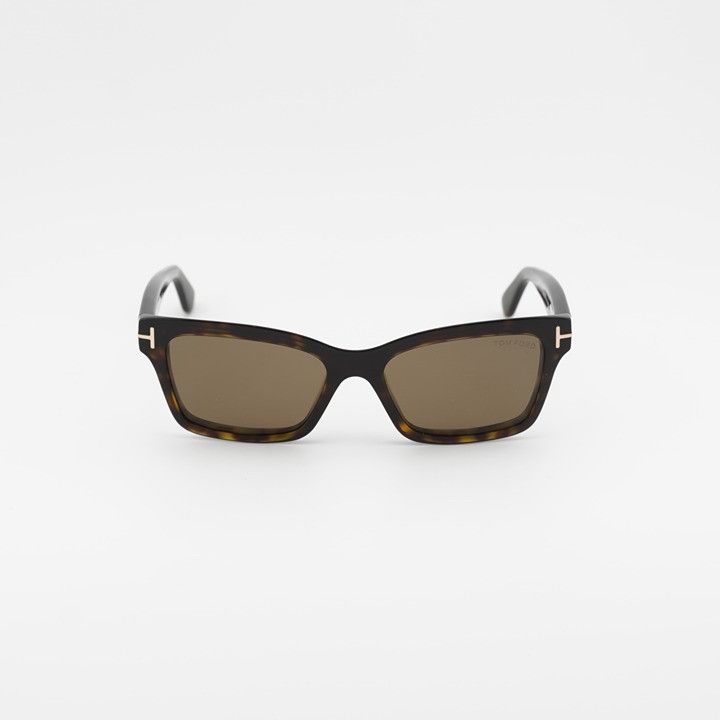 Tom Ford Tom Ford Mikel FT1085 52H Sunglasses Havana Rectangle Frame Size ONE SIZE - 6 Thumbnail