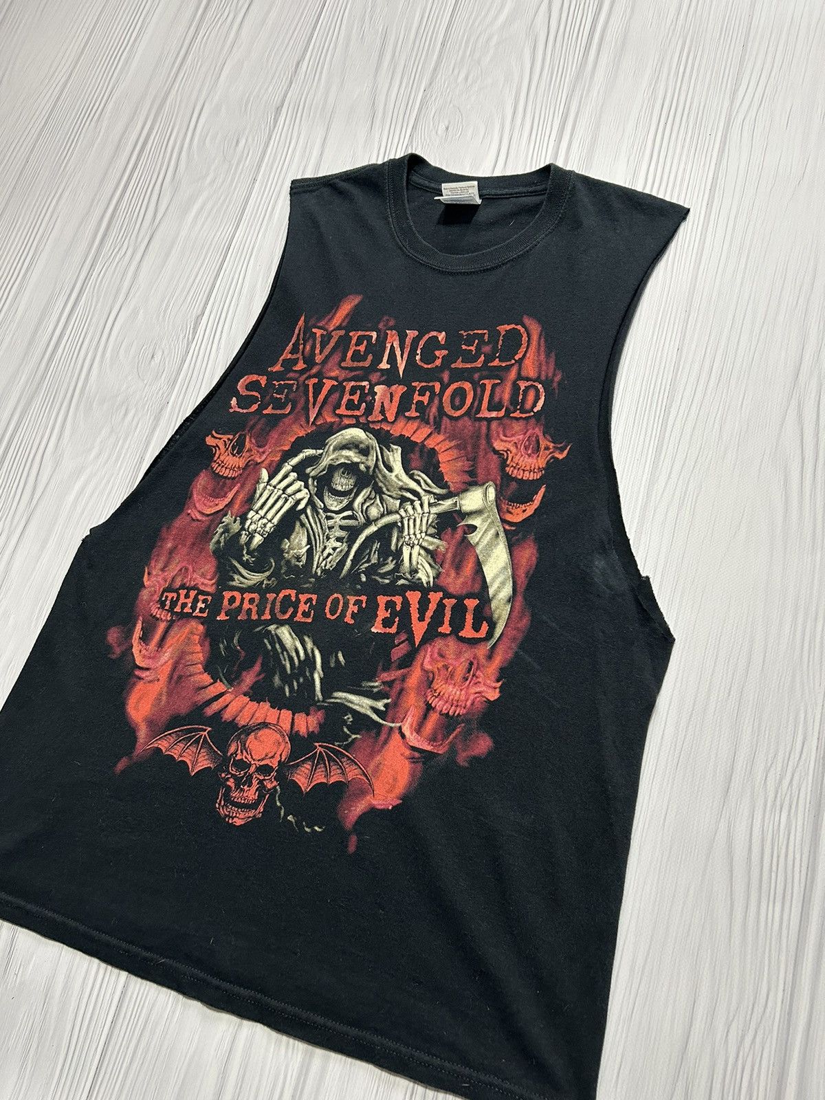 Band Tees Vintage Y2K Avenged Sevenfold Metal Band Thrash Tour Tee Size US M / EU 48-50 / 2 - 3 Thumbnail