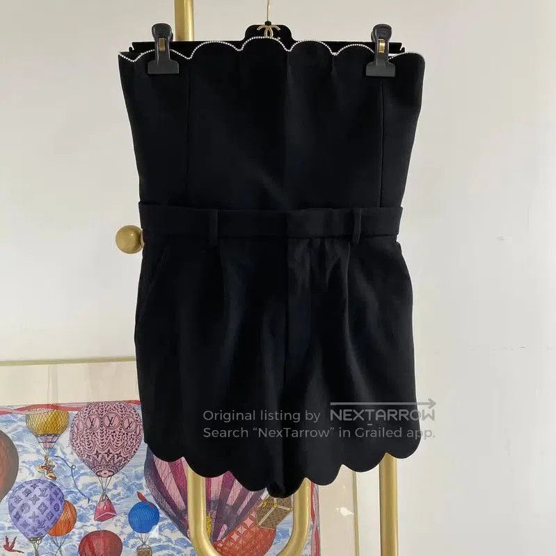 Yves Saint Laurent YSL Women's Black Wool Casual Pants . Size 25" / US 0 / IT 36 - 1 Thumbnail