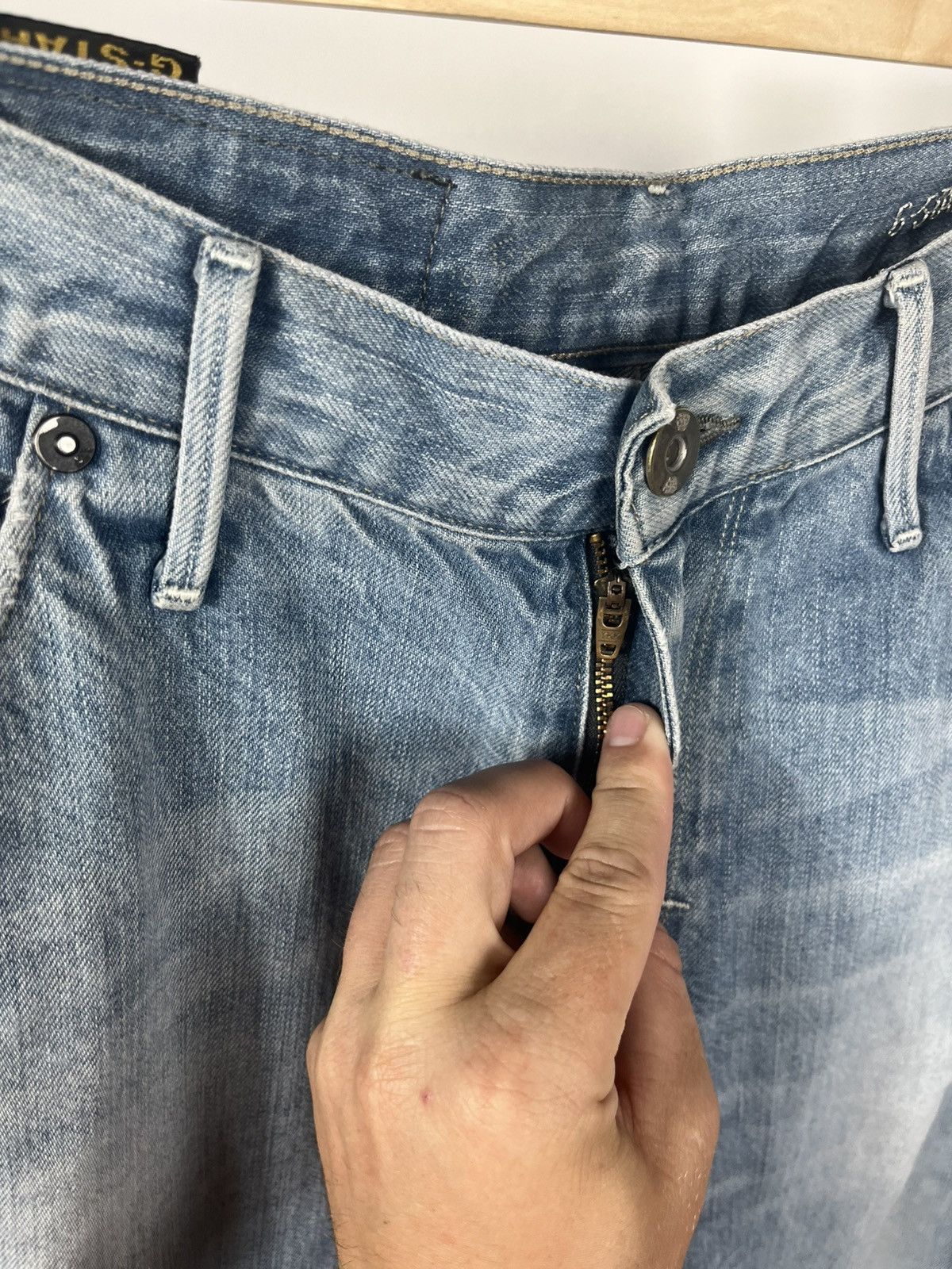 G-Star G-Star Raw Arc 3D loose fit jeans light wash denim 31x32 Size US 31 - 10 Thumbnail