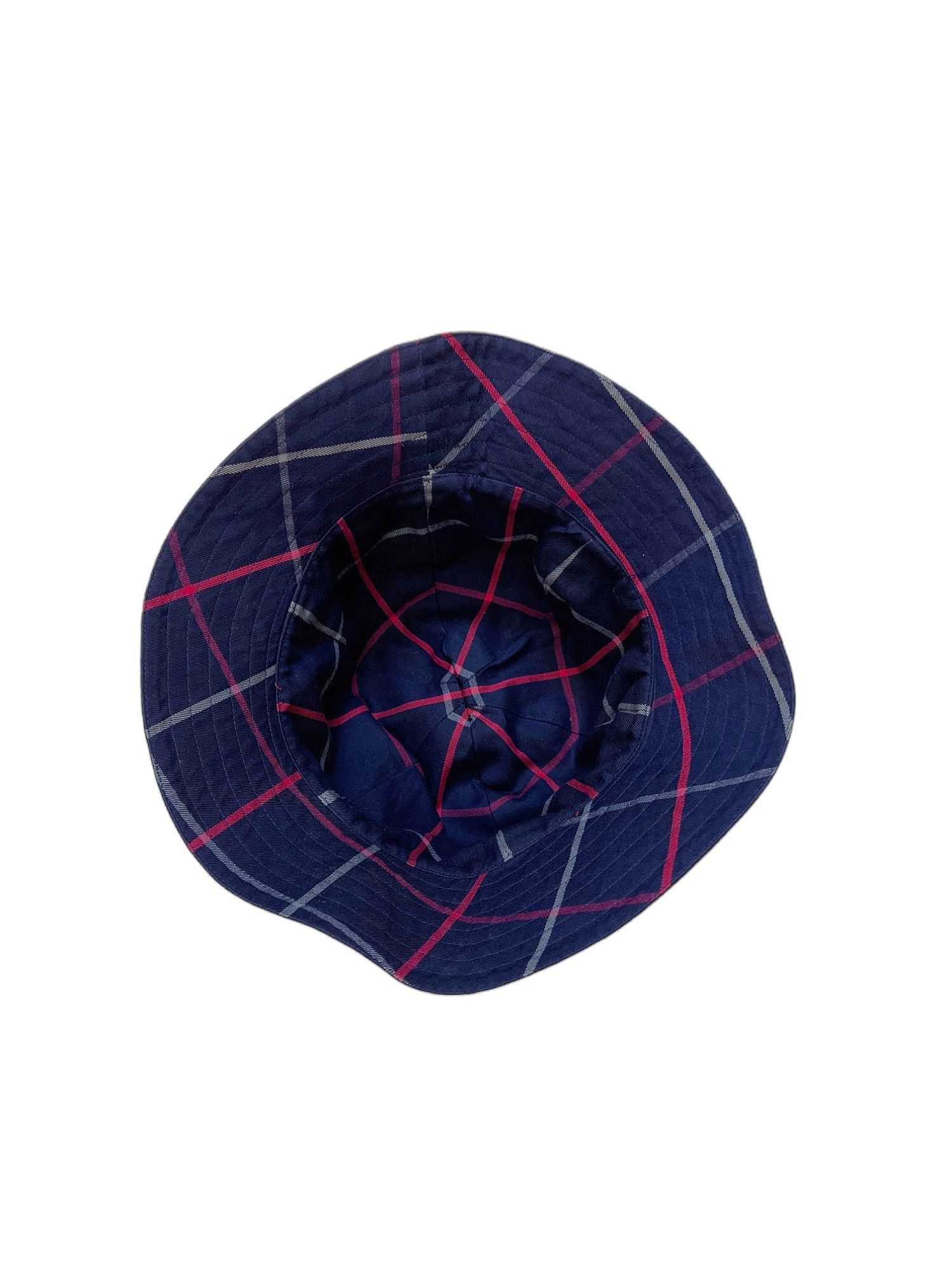 Burberry × Vintage Vintage Burberry Bucket Hat Nova Check Panama Reversible Size ONE SIZE - 12 Thumbnail