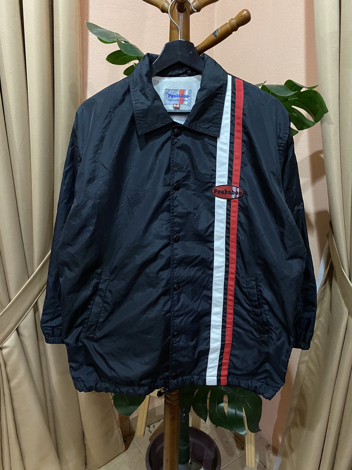 Vintage Peakaboo For Native Surfer Windbreaker Jacket - Surfing Size US M / EU 48-50 / 2 - 1 Thumbnail