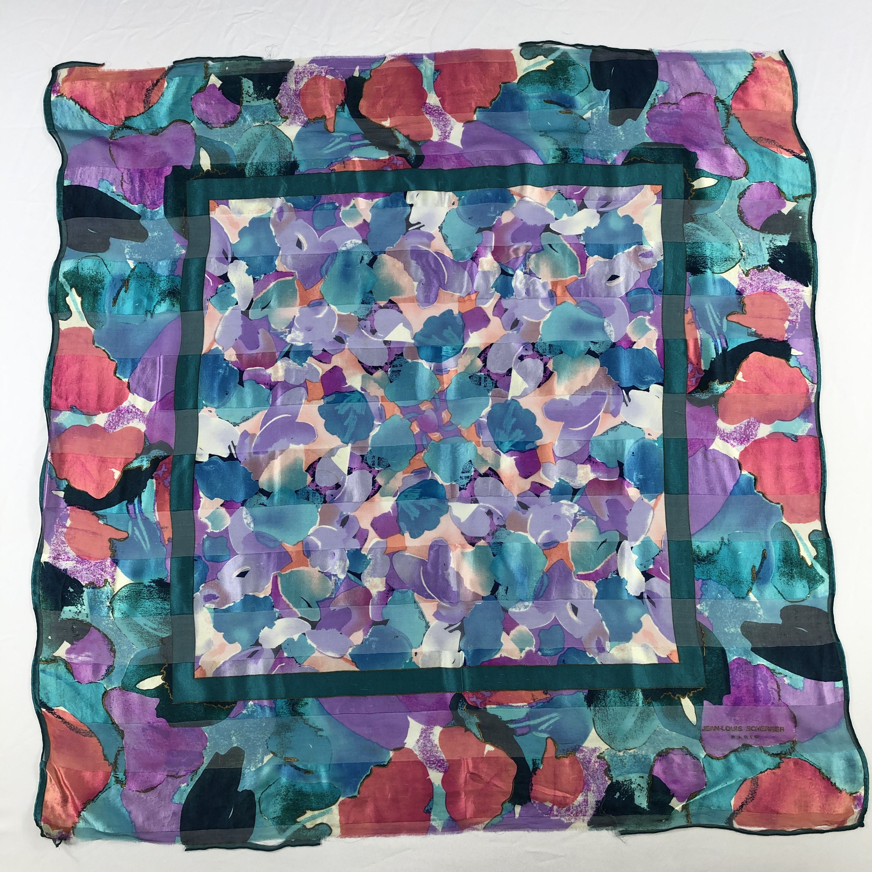 Jean-Louis Scherrer Vintage Jean Louis Scherrer Silk Scarf Size ONE SIZE - 2 Thumbnail