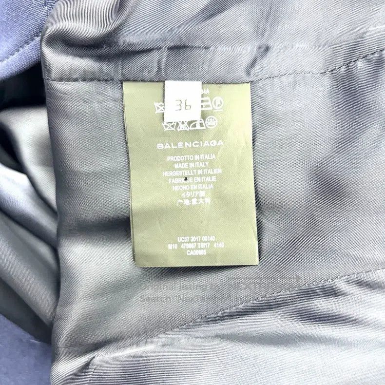 Balenciaga Balenciaga Blue Coat Jacket Size XS / US 0-2 / IT 36-38 - 4 Thumbnail