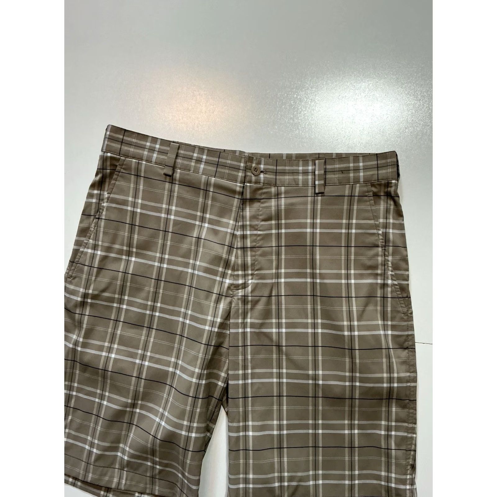 Nike Nike Dri-Fit Golf Plaid Swoosh Performance 11” Inseam Stretch Mens Shorts Sz. 34 Size US 34 / EU 50 - 5 Thumbnail