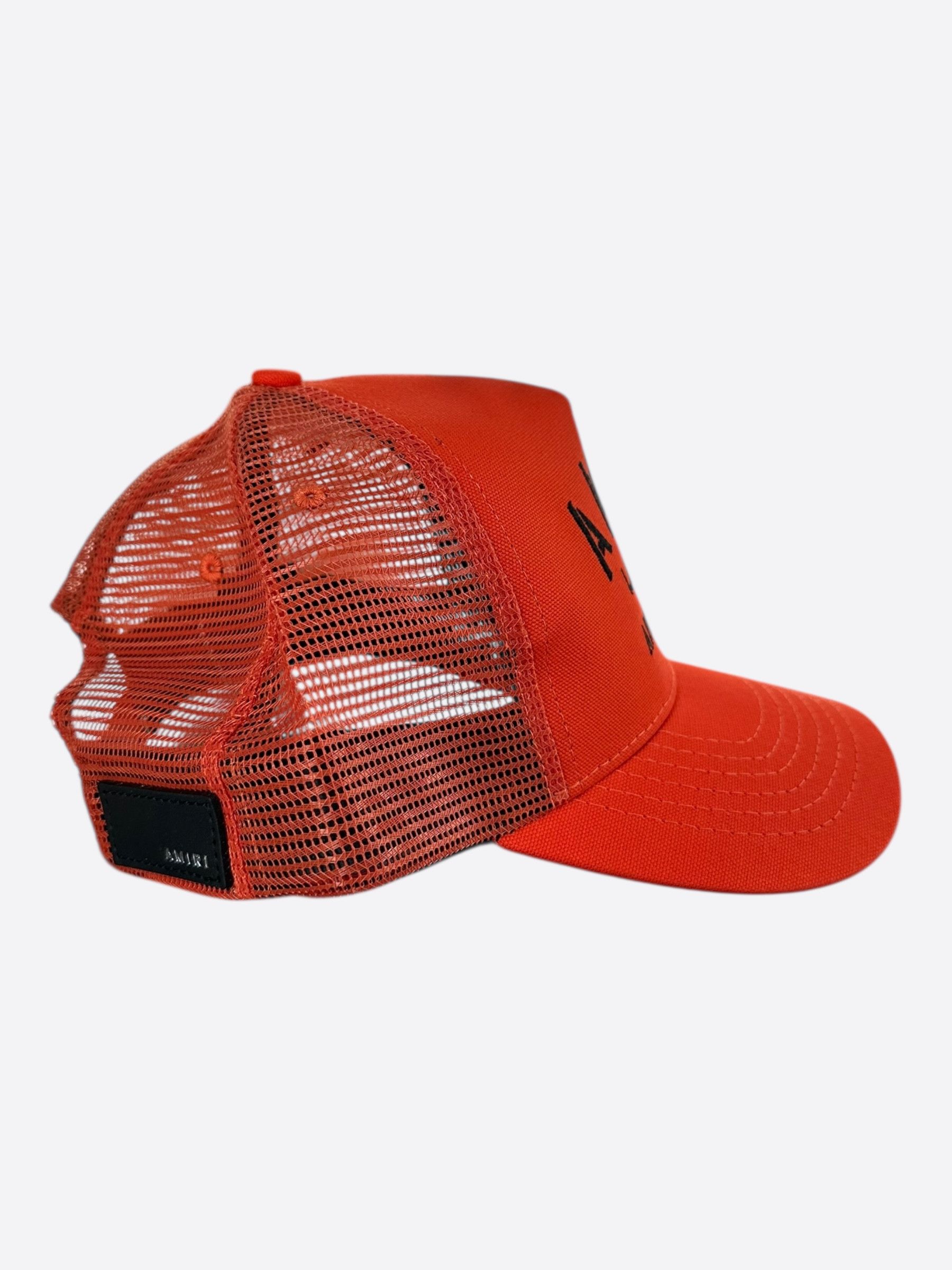 Amiri Amiri Orange & Black Arts District Trucker Hat Size ONE SIZE - 2 Thumbnail