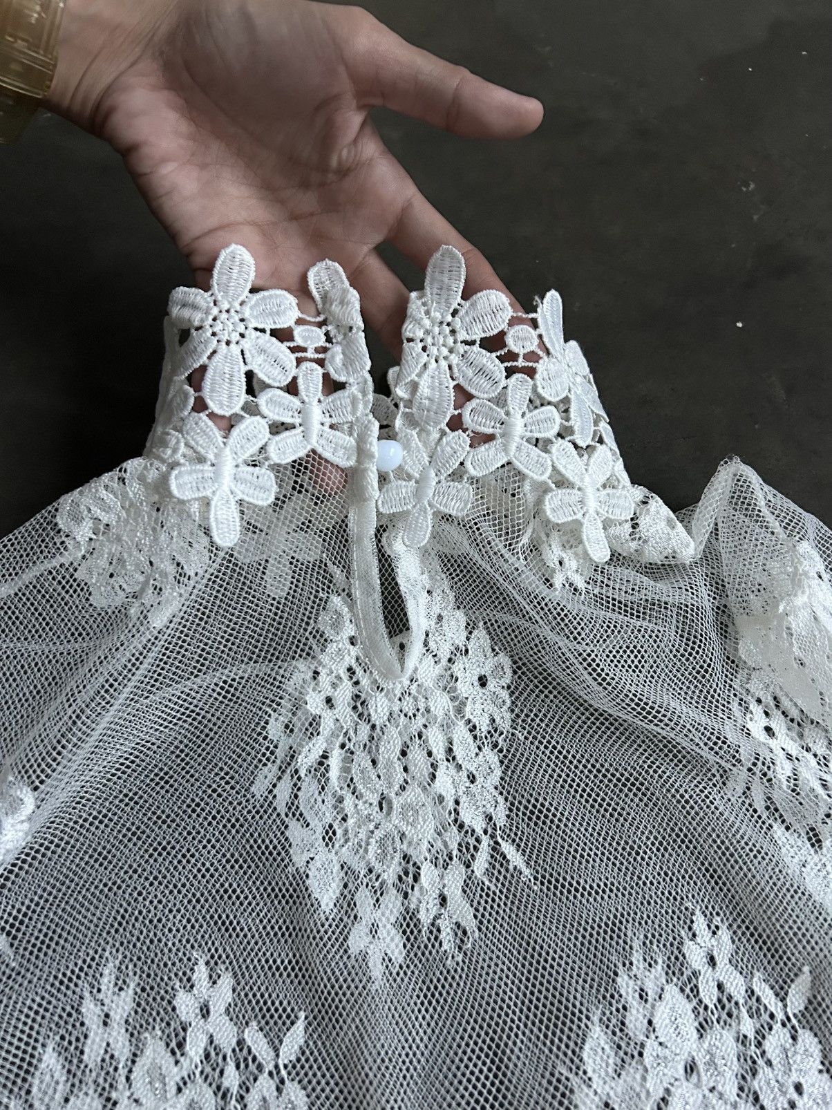 Other Avant-Garde Lace Tutrleneck Top Size M / US 6-8 / IT 42-44 - 11 Thumbnail