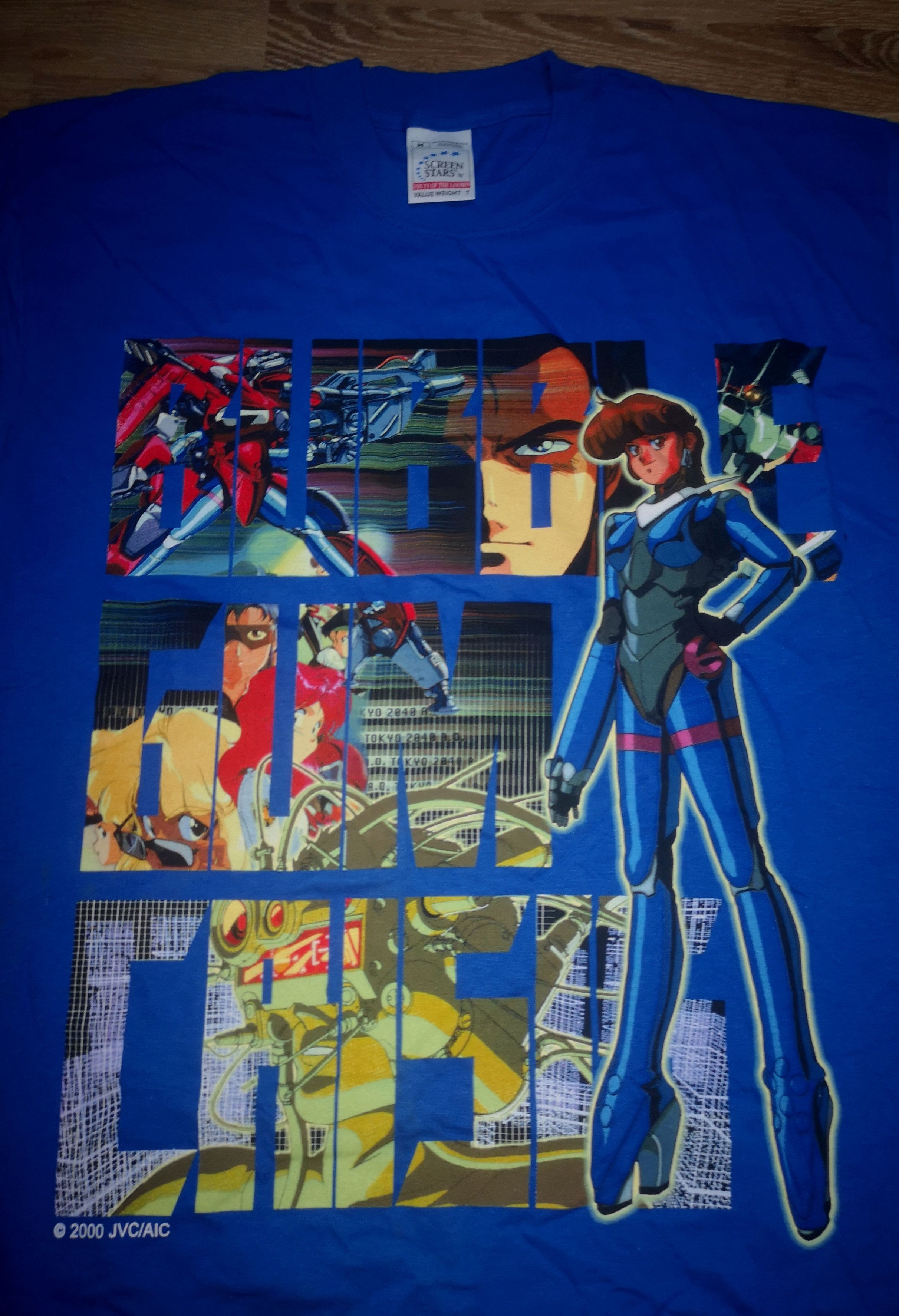 Deadstock! Cyberpunk Japanese Anime Bubblegum Crisis T Shirt