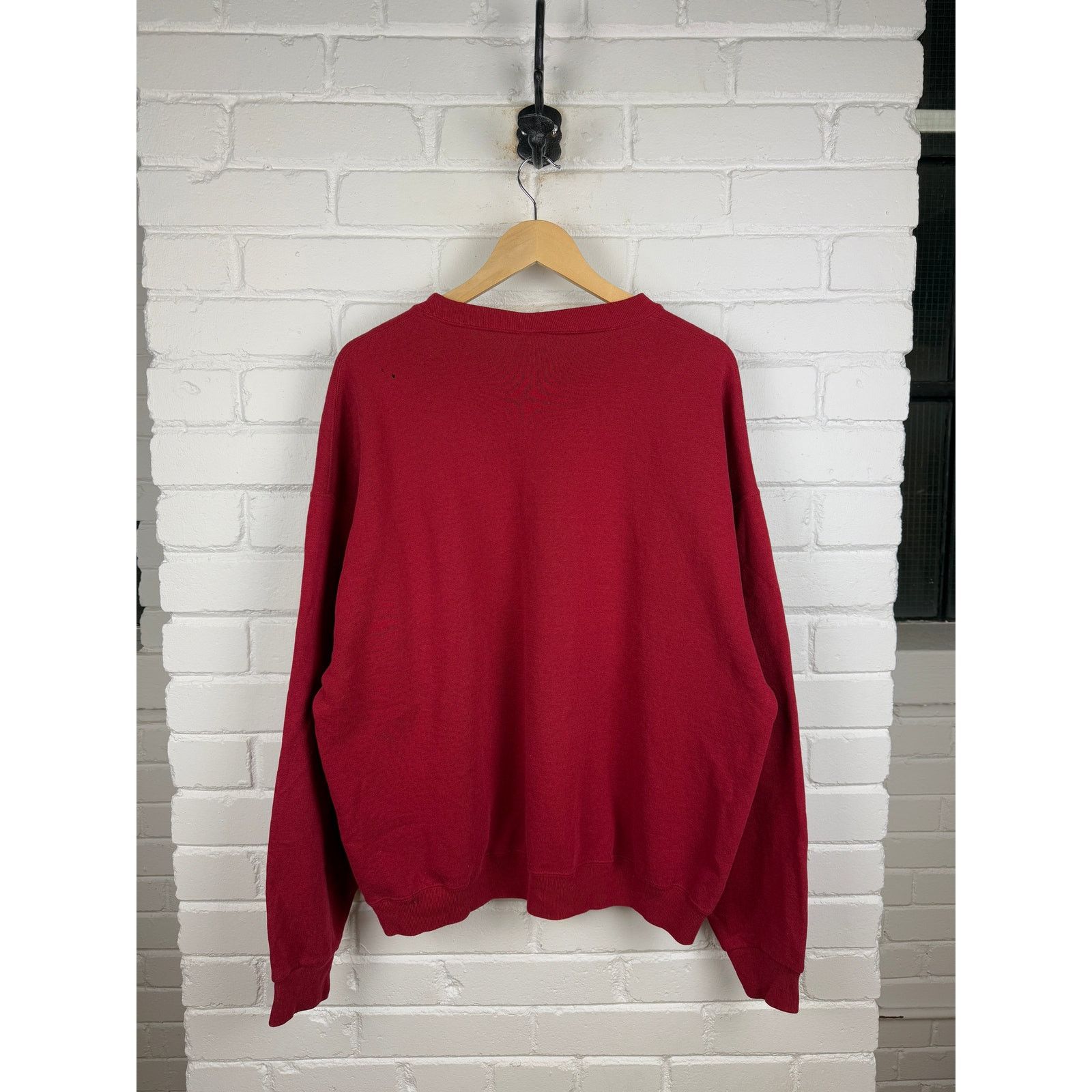 Vintage Vintage Russell Athletic Crewneck Sweatshirt Sz XL Burgundy Size US XL / EU 56 / 4 - 2 Thumbnail