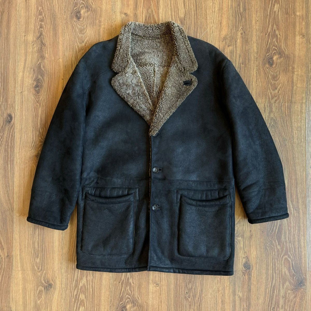 Bally Bally Shearling Jacket Cerruti 1881 Ing. Sheepskin Men’s 52 Size US L / EU 52-54 / 3 - 1 Thumbnail