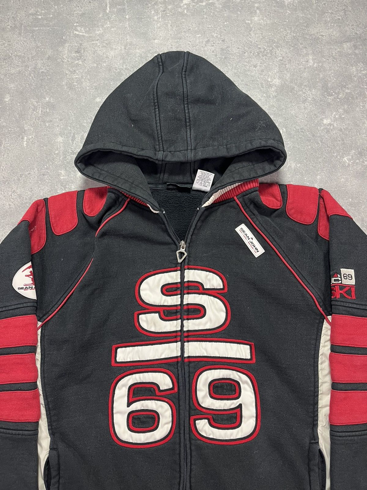 Sean John Sean John Ski Line Heavy Big Logo Zip Hoodie Jacket XL Size US XL / EU 56 / 4 - 7 Thumbnail