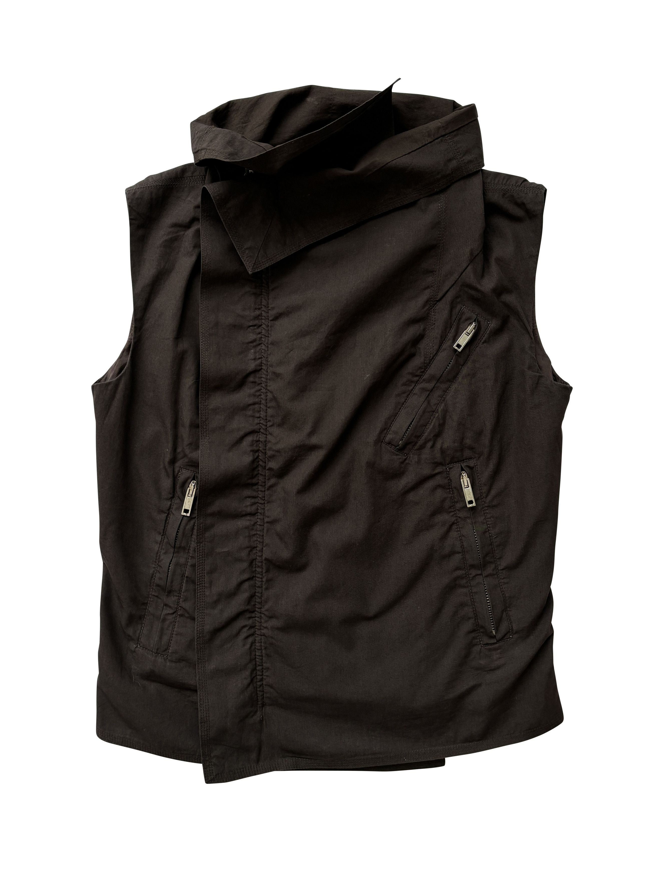 Rick Owens ⚡️QUICK SALE⚡️Rick Owens Drkshdw Brown Sleeveless Jacket Size S / US 4 / IT 40 - 3 Thumbnail
