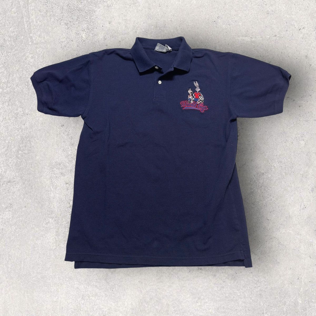 Vintage × Warner Bros Vintage 1994 FIFA World Cup USA Looney Tunes polo shirt Size US M / EU 48-50 / 2 - 1 Thumbnail