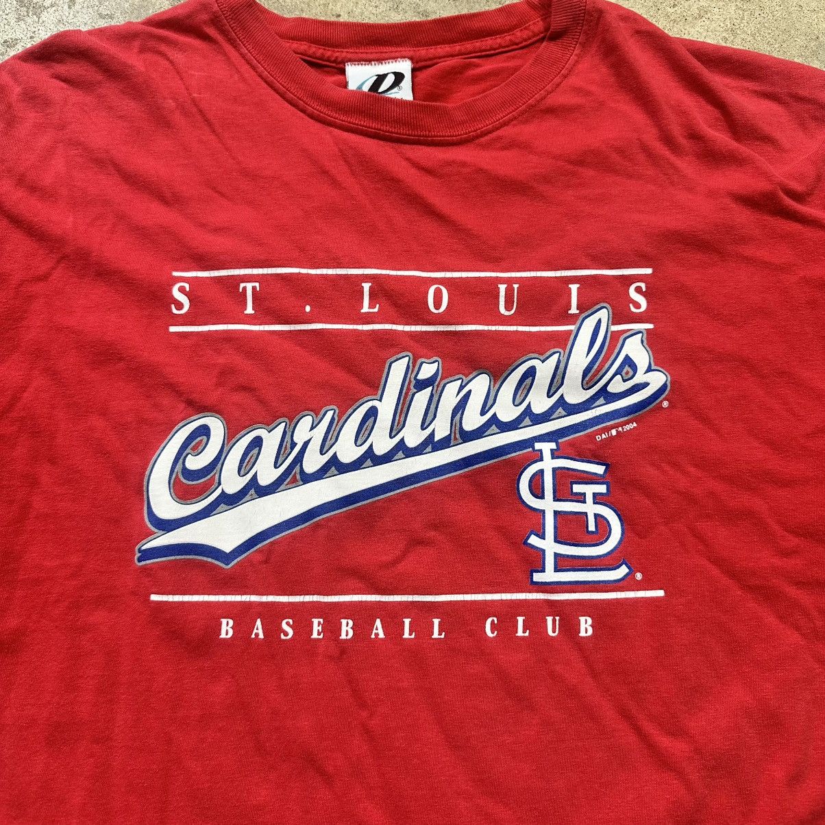 MLB Vintage 2004 MLB St. Louis Cardinals Dynasty Baseball Shirt Size US XL / EU 56 / 4 - 2 Thumbnail