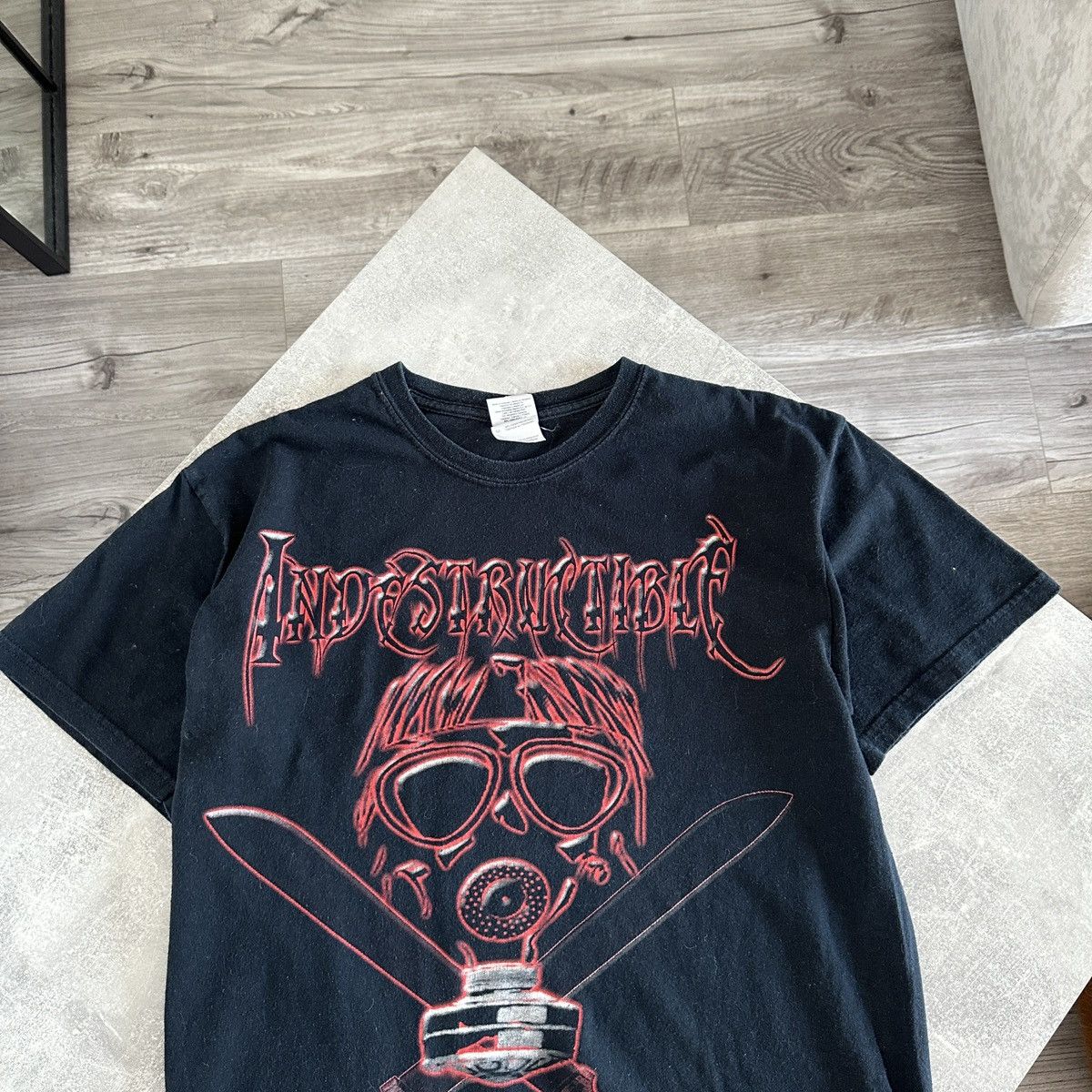 Band Tees Vintage 00s Indestructible Welcome to the Massacre rock tee Size US M / EU 48-50 / 2 - 4 Thumbnail