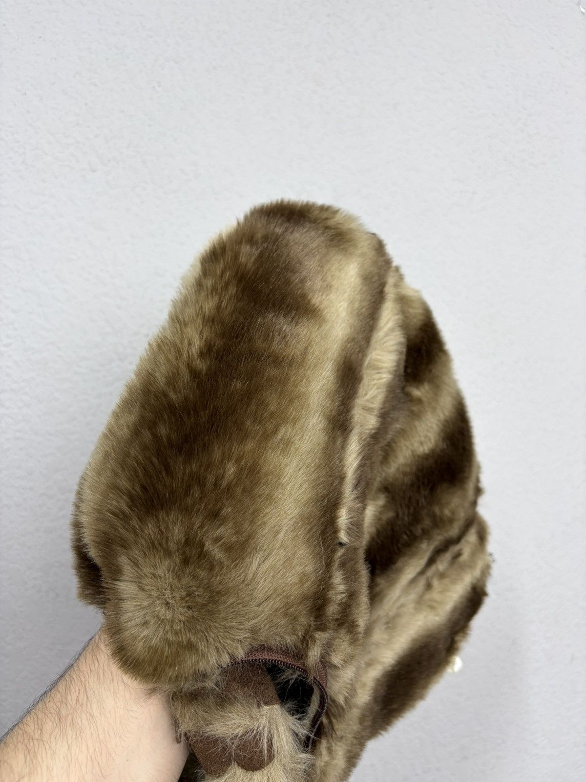 If Six Was Nine Vintage Shearling Fur Leather Shoulder Bag Y2K Boho Suede Size ONE SIZE - 15 Thumbnail