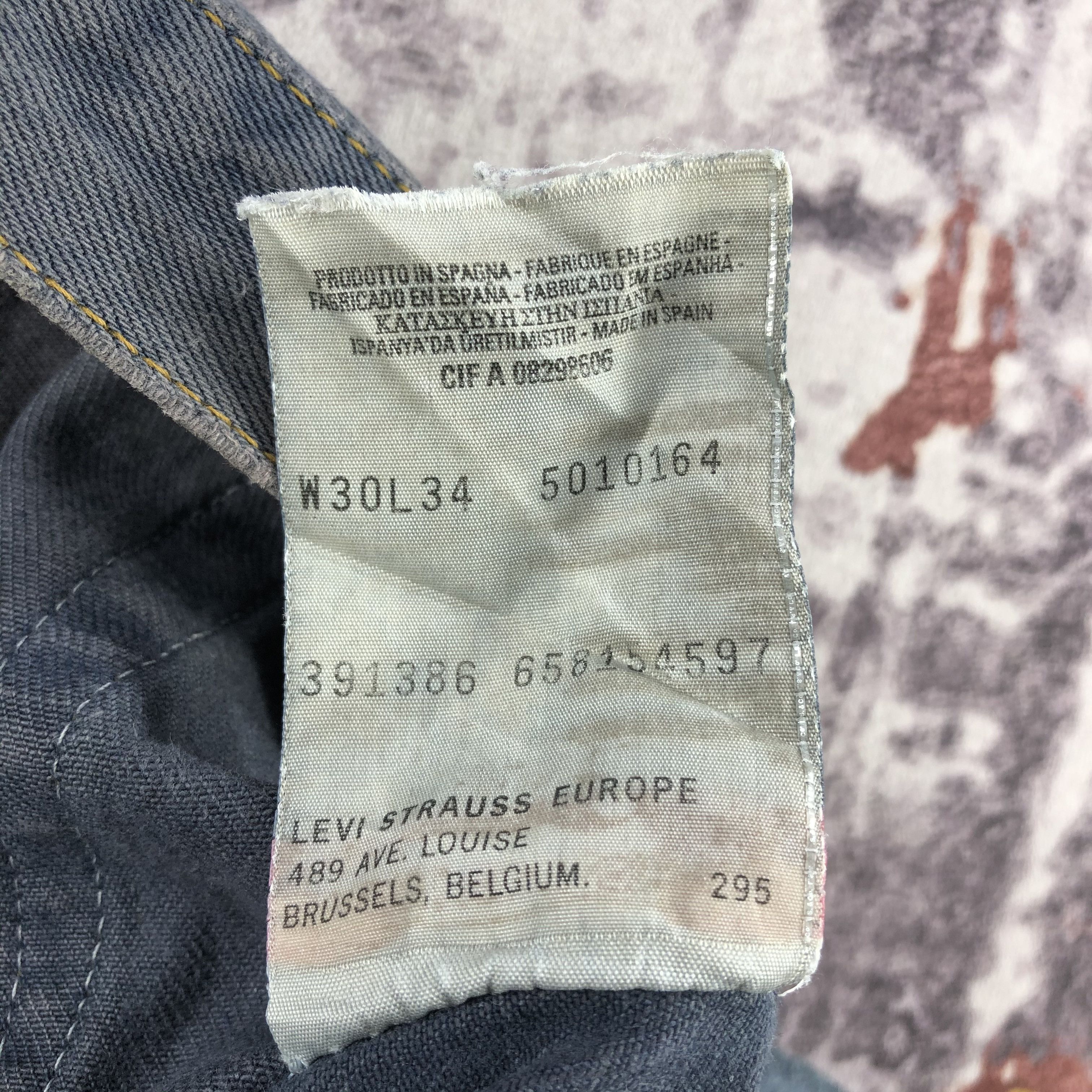 Levi's Vintage 90s Levis 501 Faded Black Jeans-JM2418 Size US 31 - 15 Thumbnail