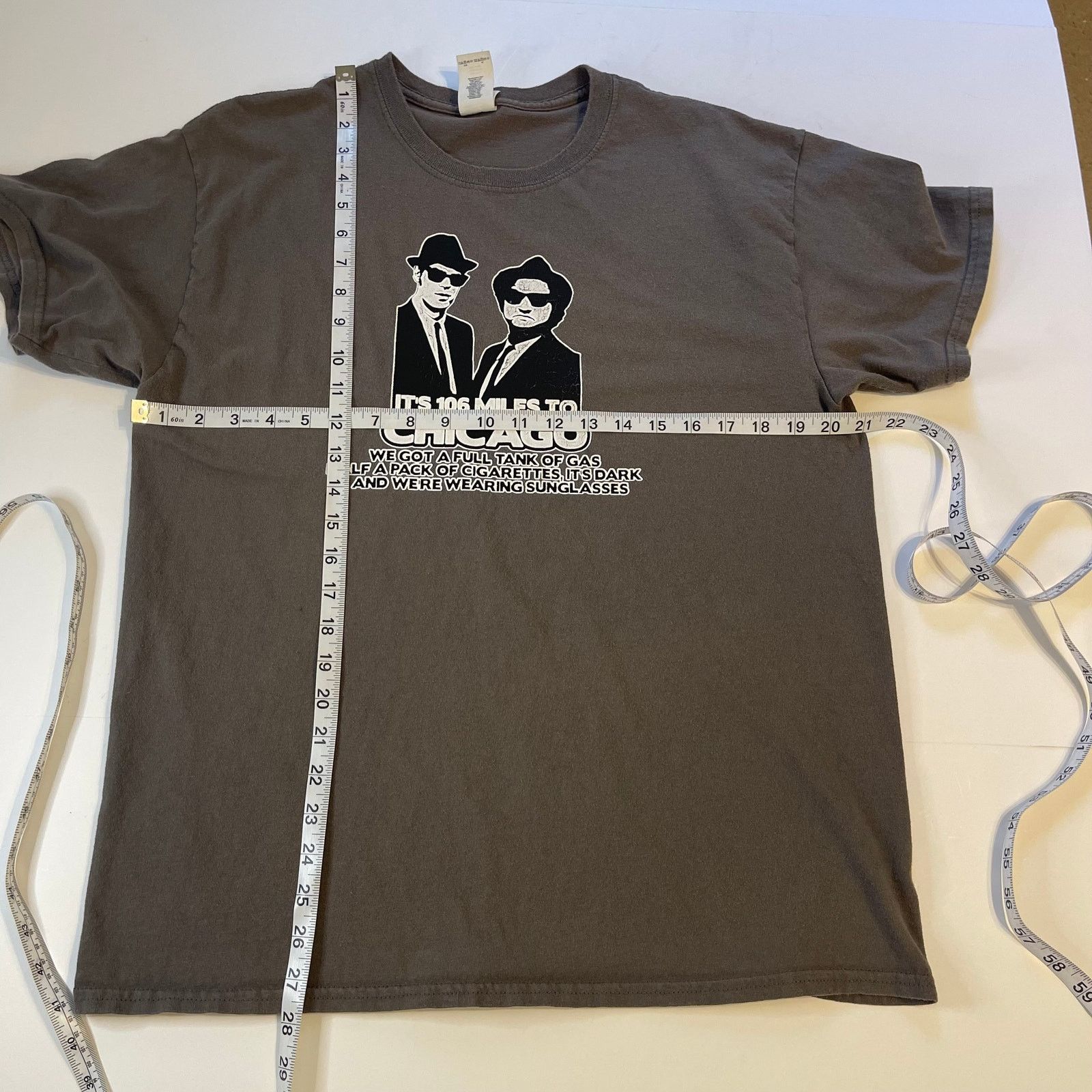 Gildan Gildan Blues Brother Chicago Short Sleeve Shirt, Unisex L Size US L / EU 52-54 / 3 - 6 Thumbnail