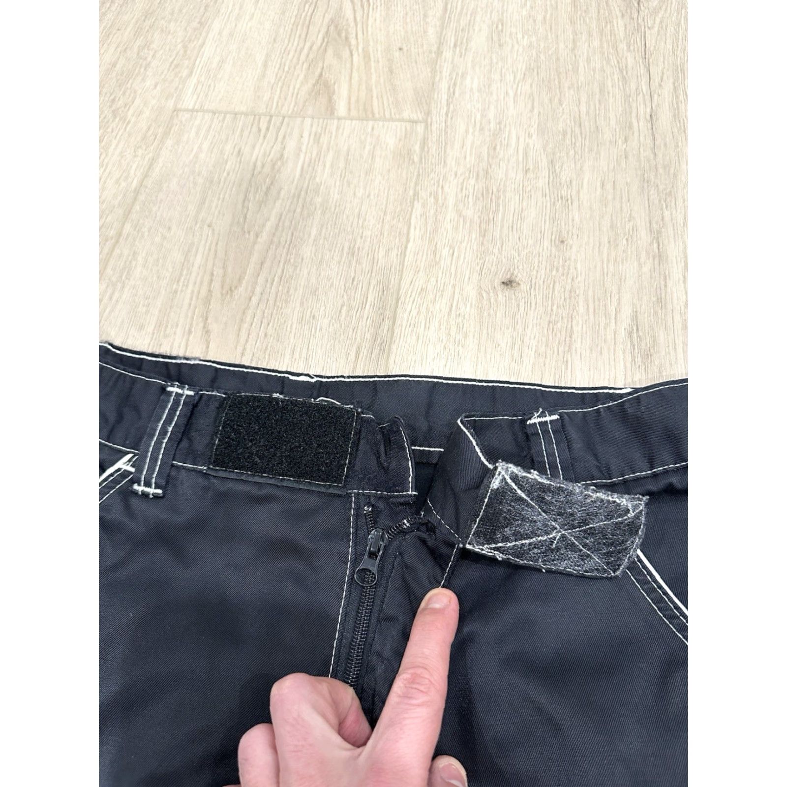 Vintage VINTAGE Macgear Rave Pants Cargo Wide-Leg 34x31 Black 90s Y2K Grunge Hip Hop Vintage Rave Pants Mens Womens Unisex Adults Baggy Size US 34 / EU 50 - 6 Thumbnail