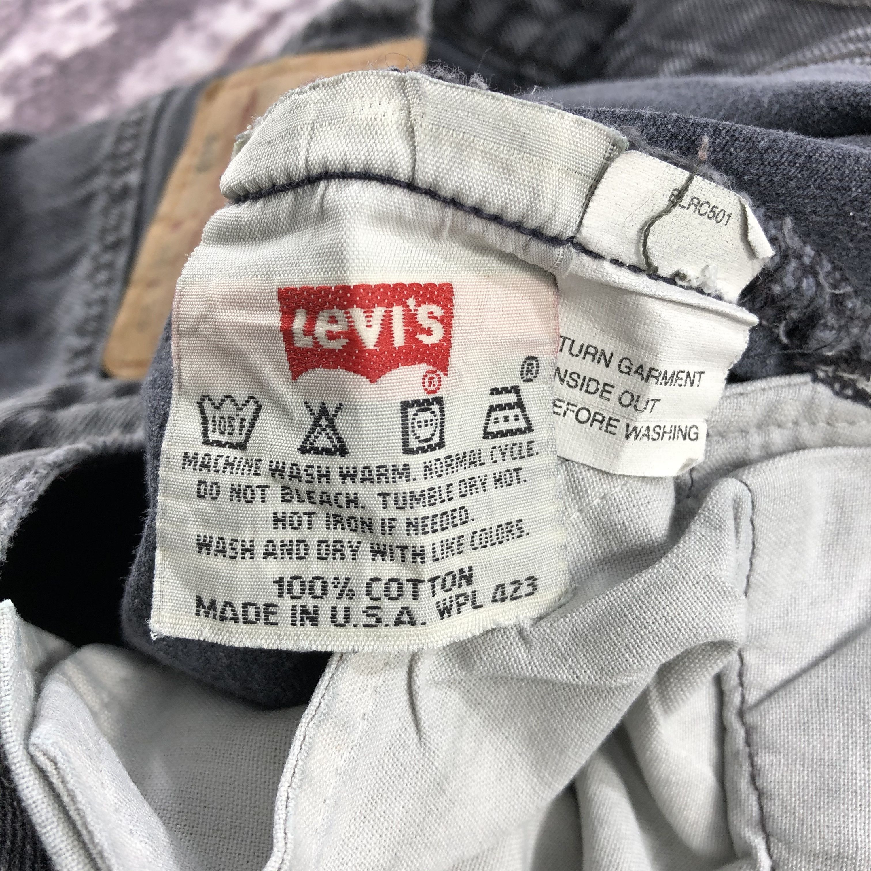Levi's × Vintage 90s Vintage Levis 501 Earth Tone Jeans-JM2357 Size US 35 - 13 Thumbnail
