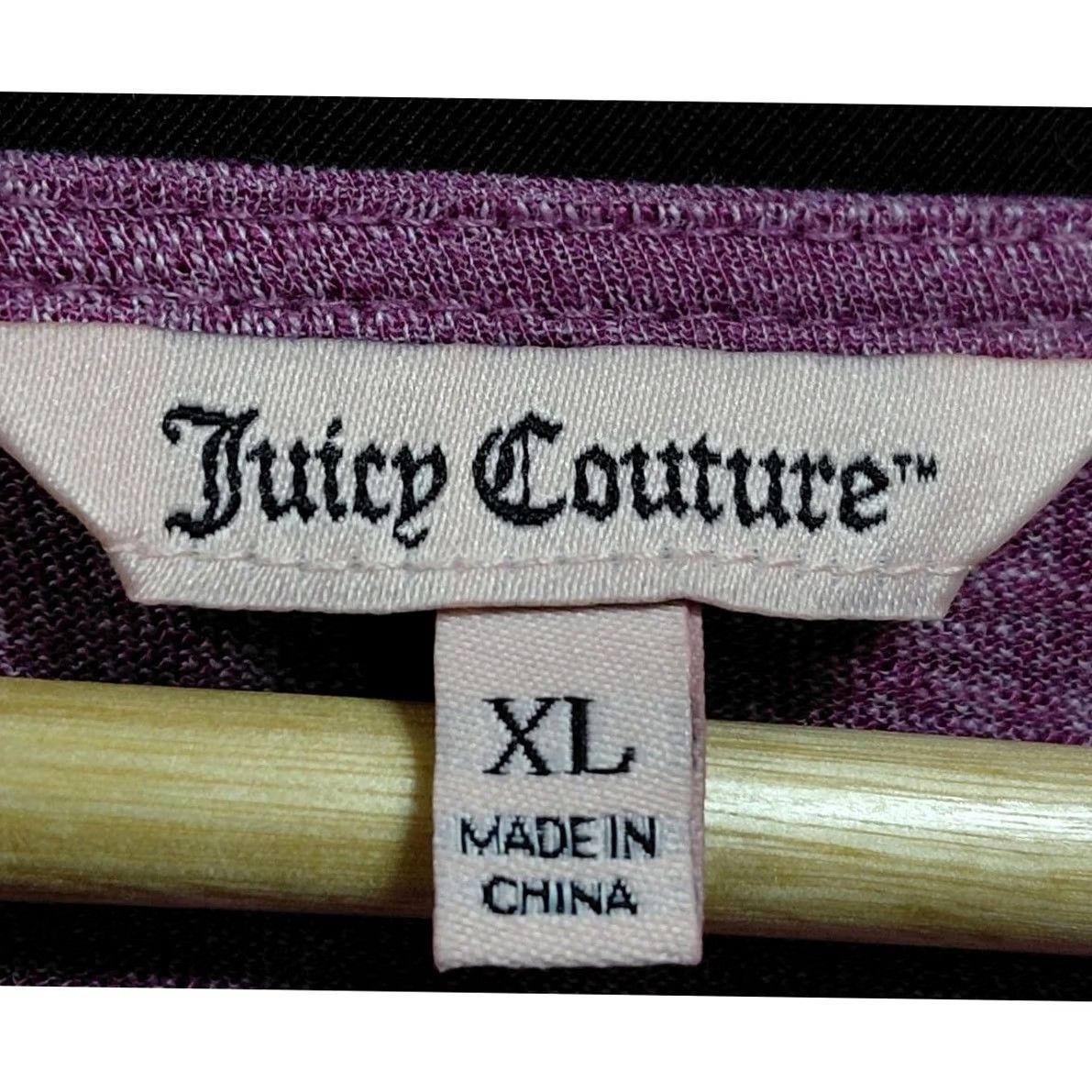 Juicy Couture Juicy Couture Purple Knit Solid Cold Shoulder Short Sleeve Top Women Size XL Size XL / US 12-14 / IT 48-50 - 4 Thumbnail
