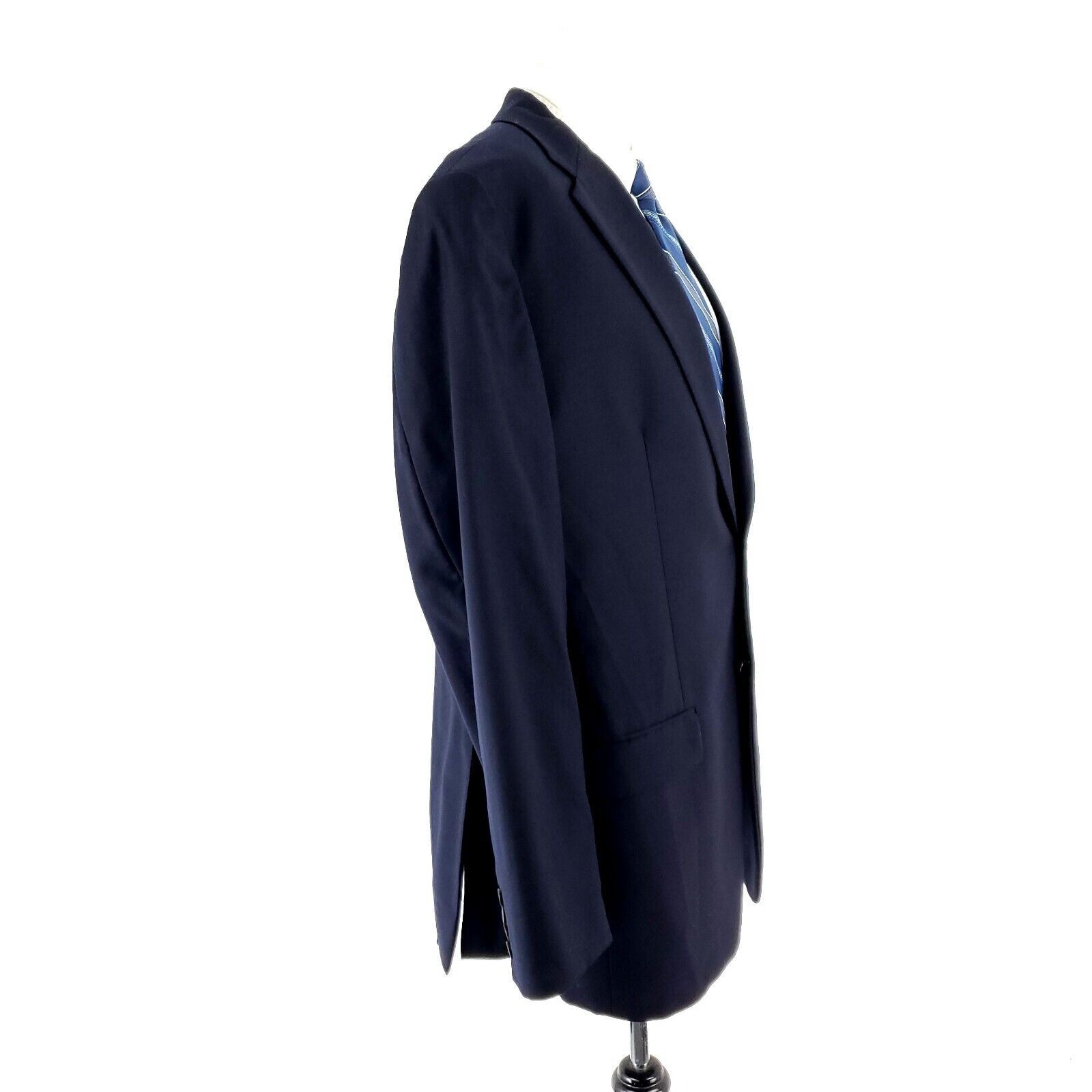 Joseph Abboud Joseph Abboud Profile Super 120s Wool 2 Button Blazer 42L Bl Size 42L - 6 Thumbnail