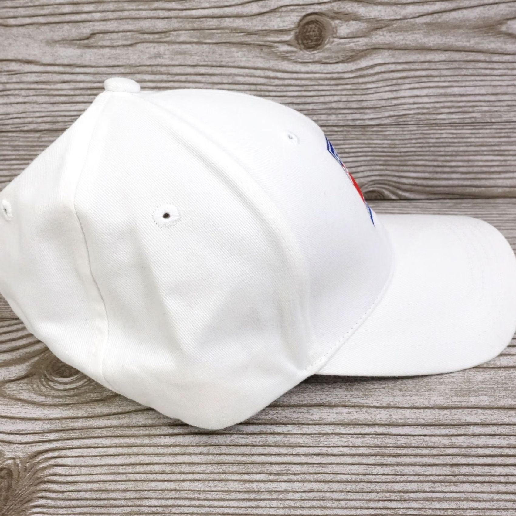 Vintage First Bank One Size White Adjustable Strapback Baseball Hat Cap Size ONE SIZE - 6 Thumbnail