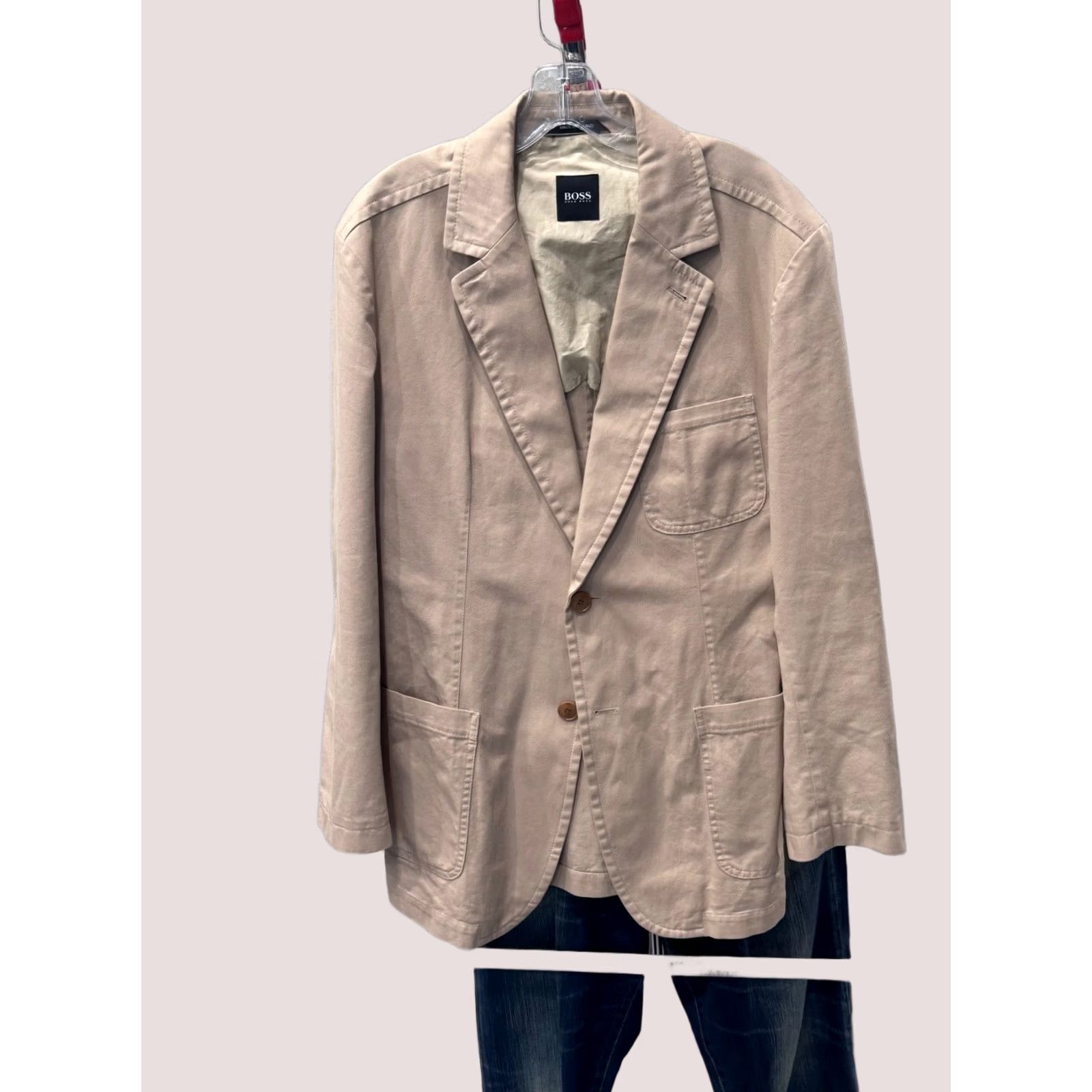 Hugo Boss Hugo Boss Jacket Mens M 40 R Khaki Costa Blazer Coat Regular Multicolor Shirt Size 40R - 1 Thumbnail