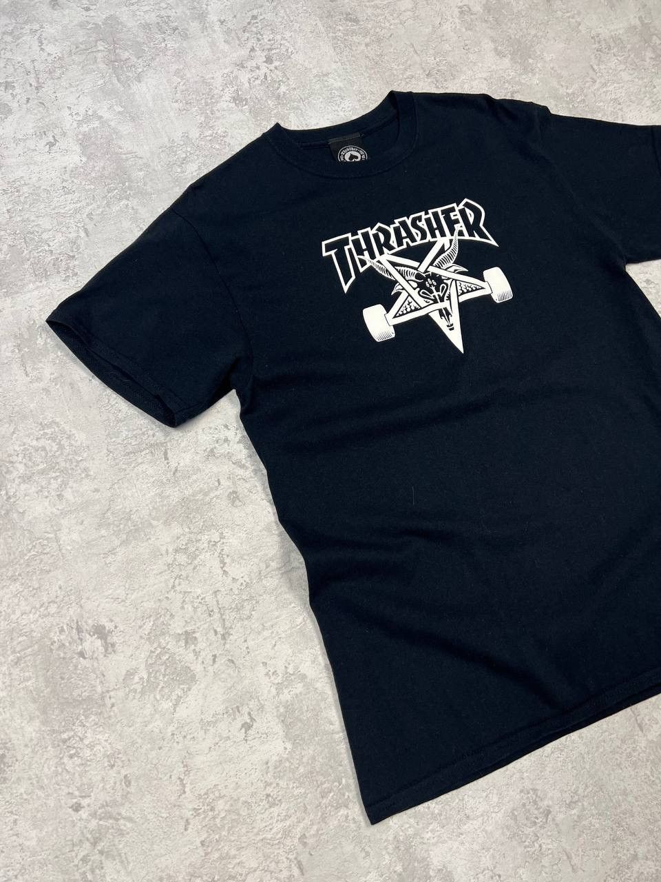 Thrasher Vintage Thrasher 666 Pentagram T shirt Big Logo Size US M / EU 48-50 / 2 - 2 Thumbnail