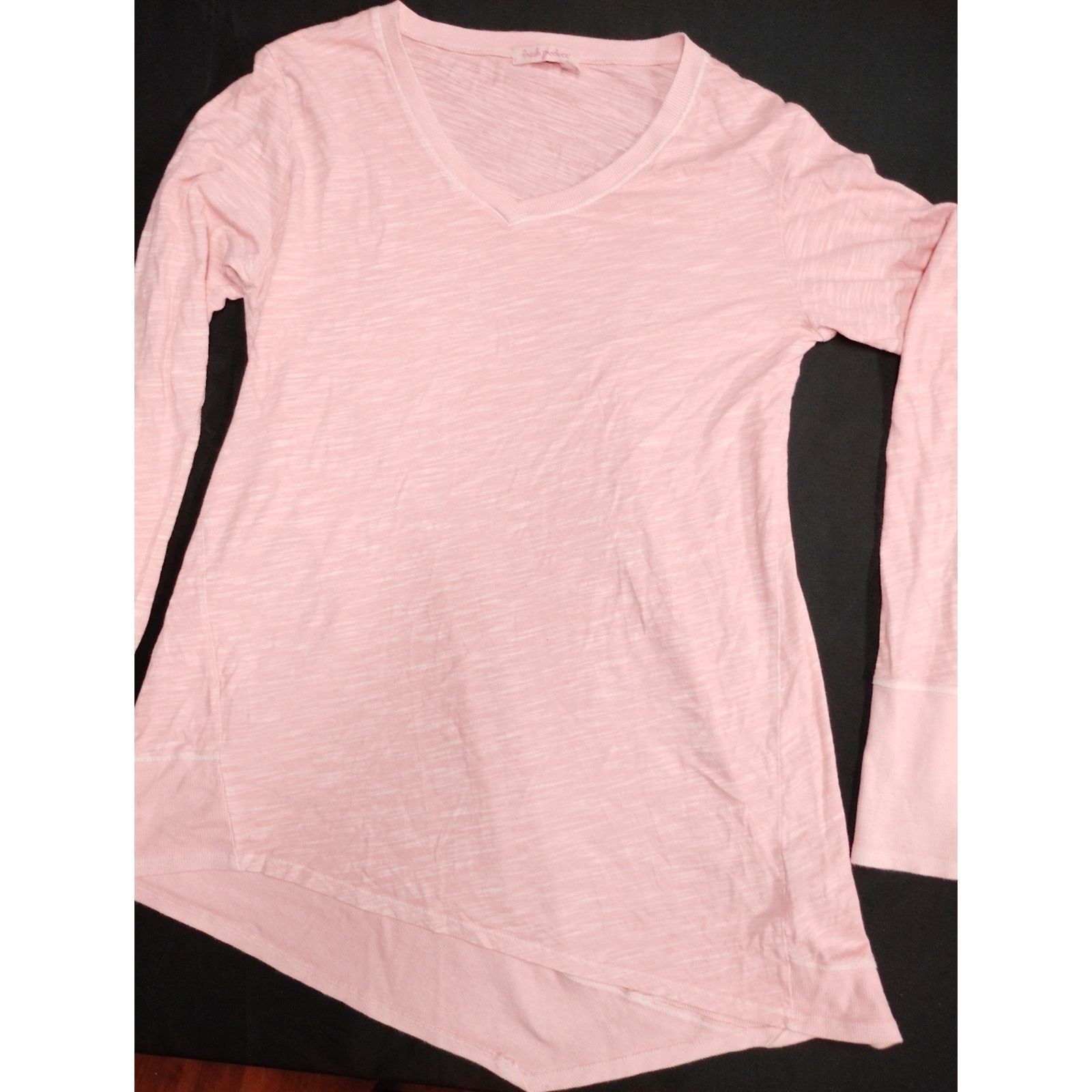 Fresh Laundry Light Pink V-Neck Long Sleeve Top Size S / US 4 / IT 40 - 1 Thumbnail