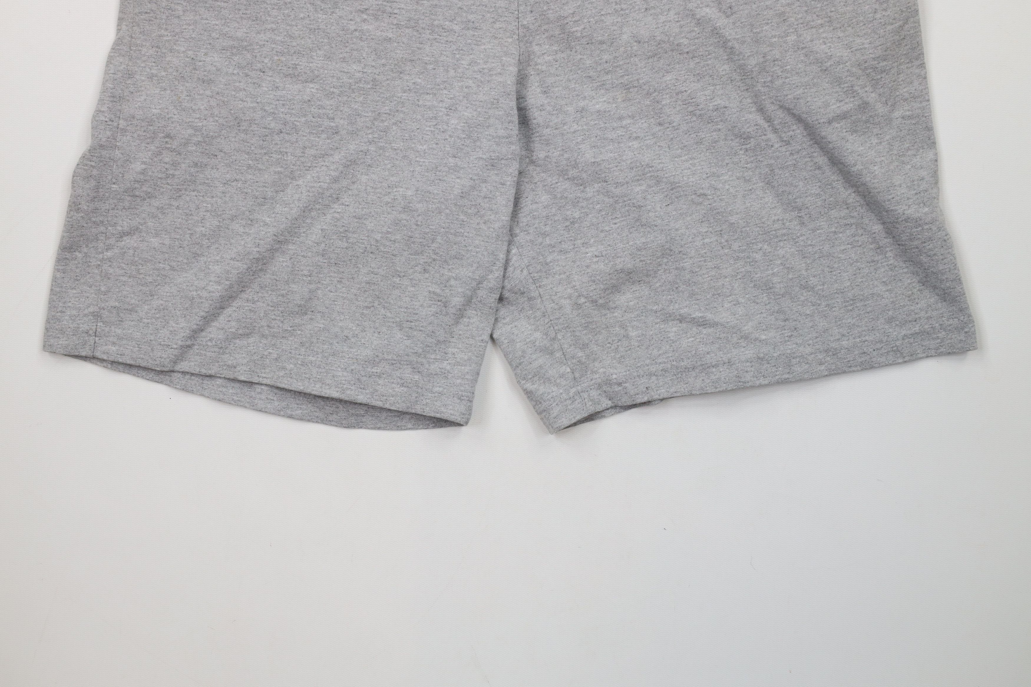 Vintage Vintage 90s Streetwear Above Knee Cotton Shorts Heather Gray Size US 32 / EU 48 - 4 Thumbnail