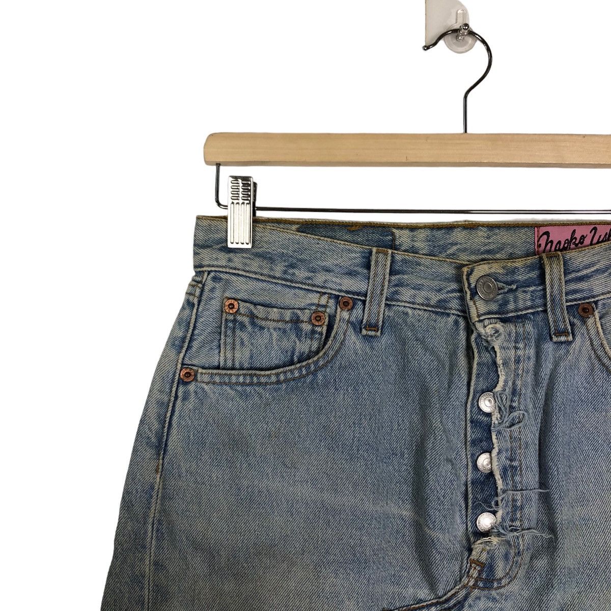 Levi's 🔥RARE VINTGE MINI SKIRT LEVI’S USA DENIM Size 28" / US 6 / IT 42 - 5 Thumbnail