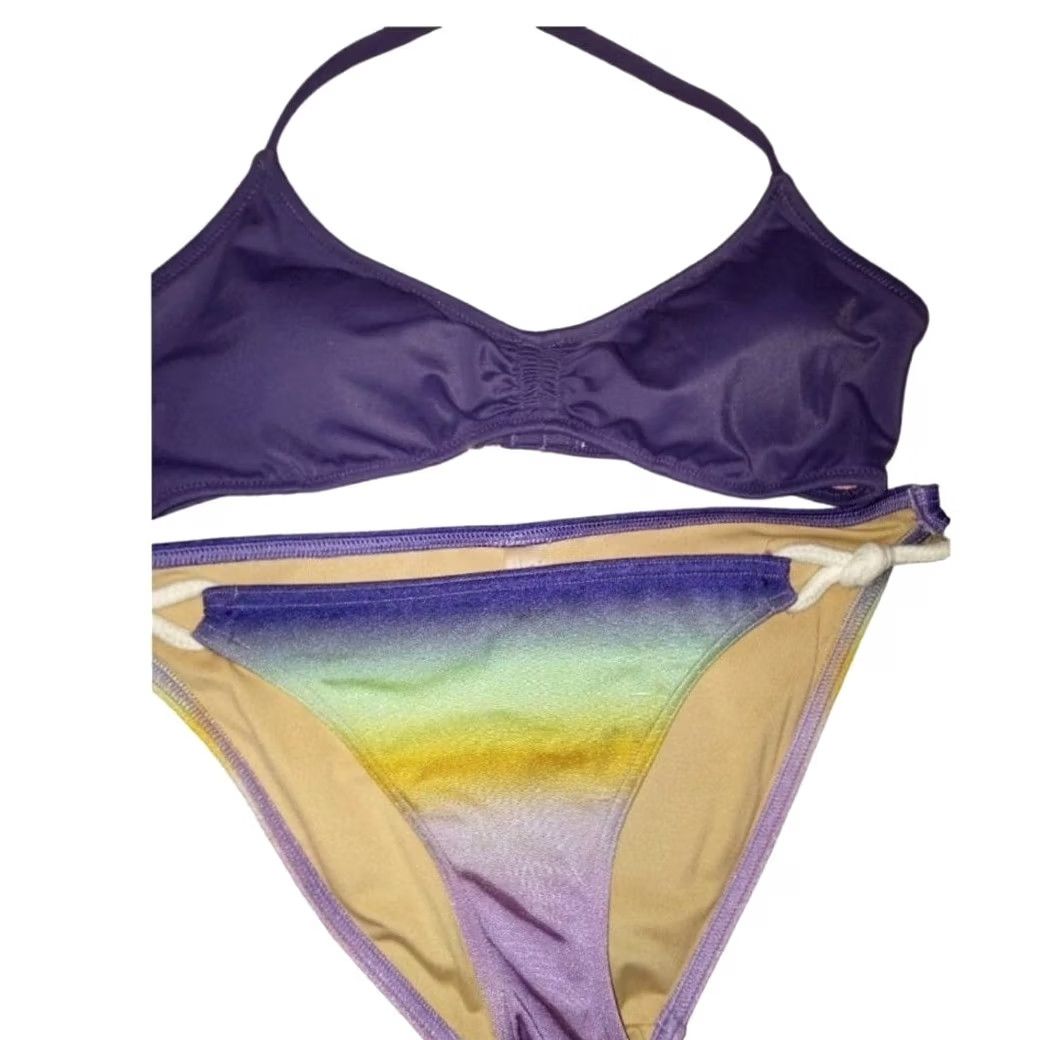 Victoria's Secret Victoria's Secret Bikini Top S Women Purple Victorian Secret Black? Size ONE SIZE - 2 Thumbnail