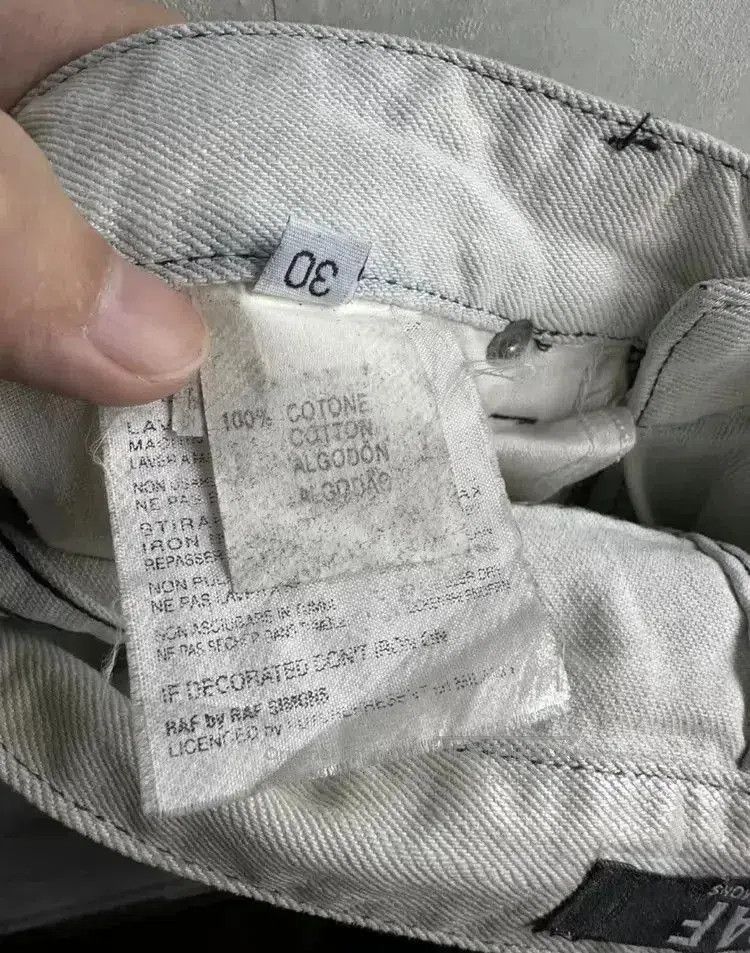 Raf Simons Raf by Raf Simons 07SS Painted Denim. Size US 30 / EU 46 - 5 Thumbnail
