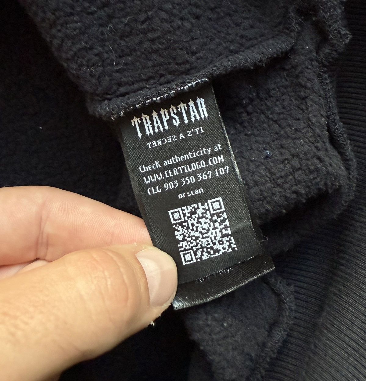 Trapstar London Trapstar London Black Hoodie Big Embroidered Logo Size US M / EU 48-50 / 2 - 8 Thumbnail