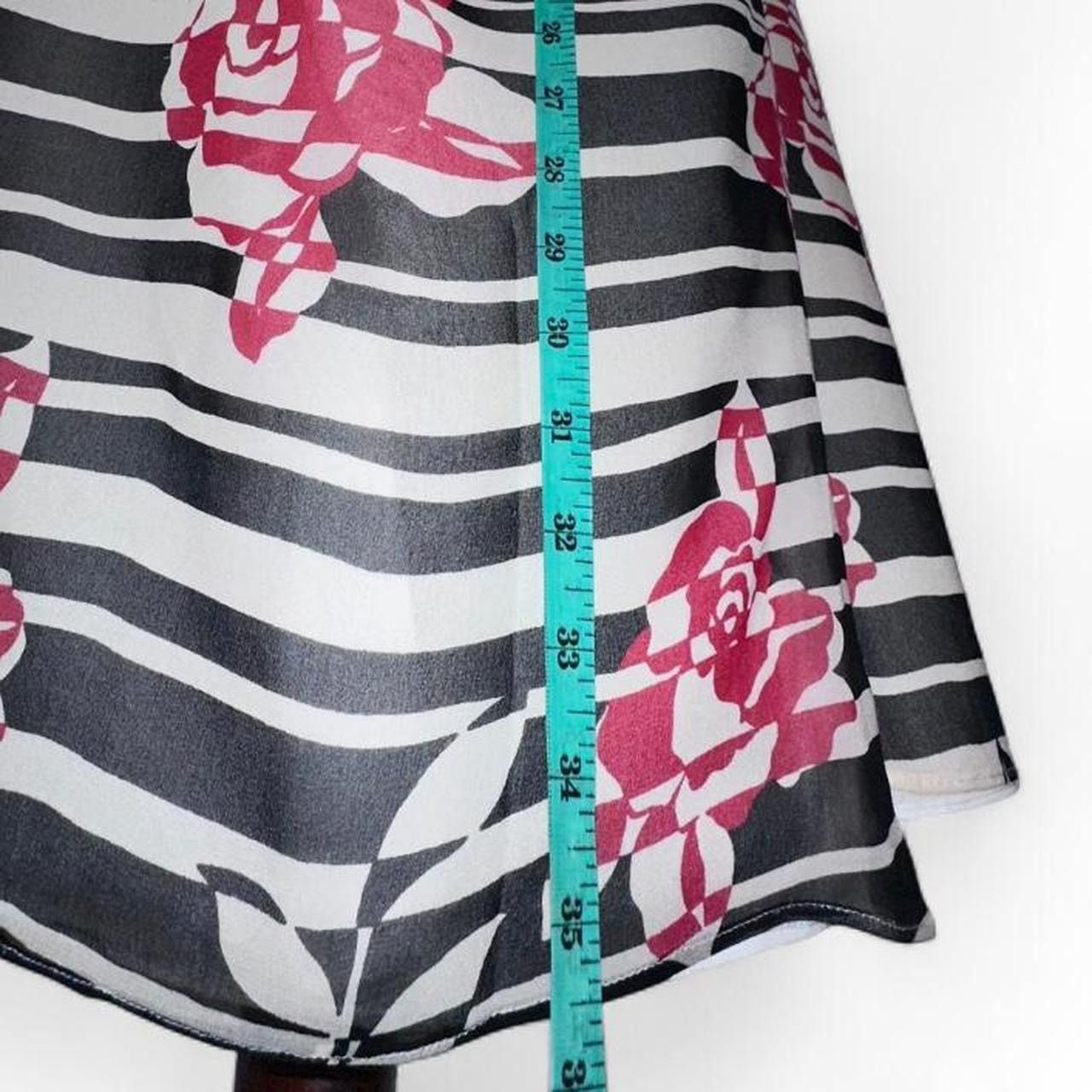 Oscar De La Renta Oscar De La Renta Vintage zebra abstract & 🌹 Silk Maxi 6 Size 28" / US 6 / IT 42 - 6 Thumbnail
