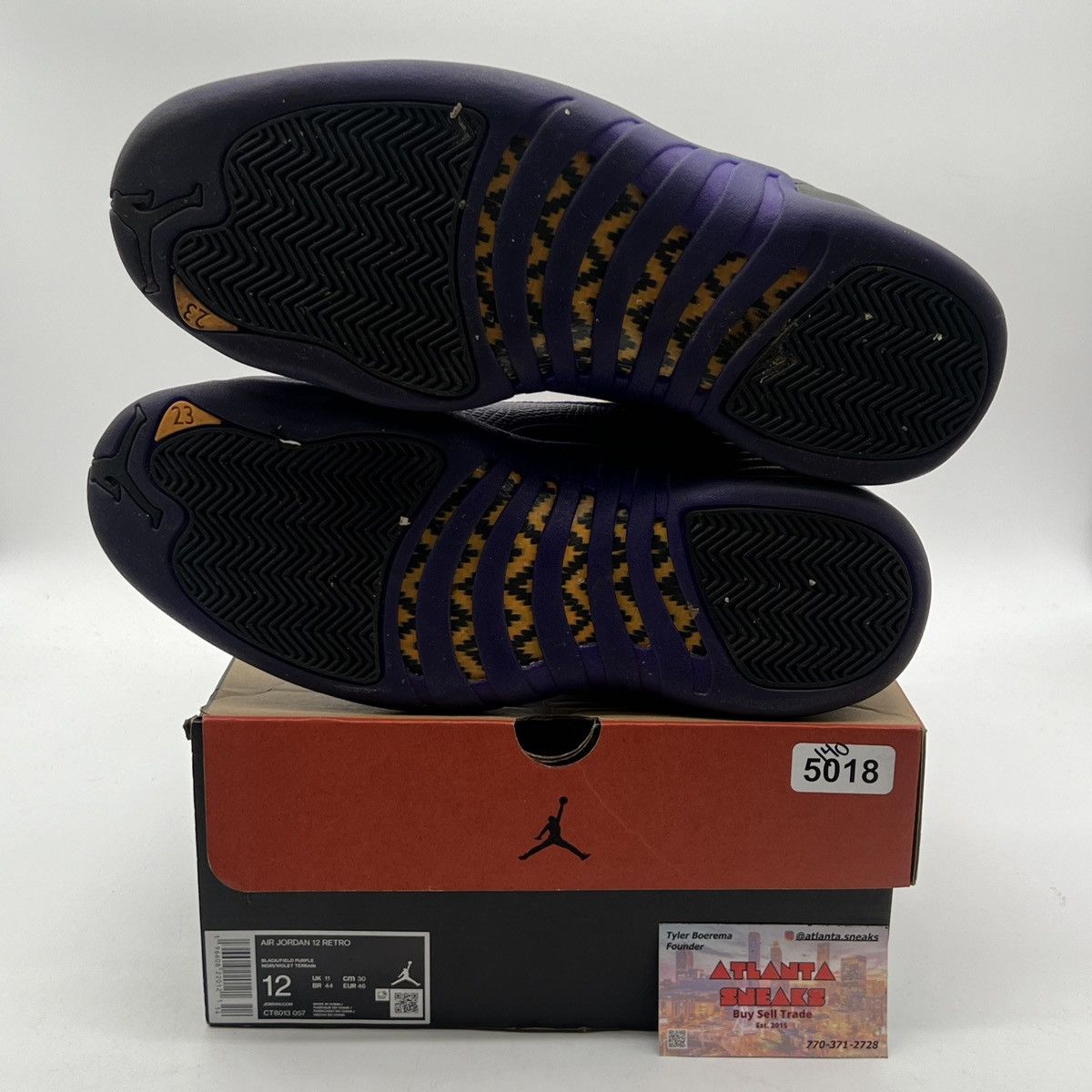 Jordan Brand Air Jordan 12 field purple Size US 12 / EU 45 - 8 Thumbnail