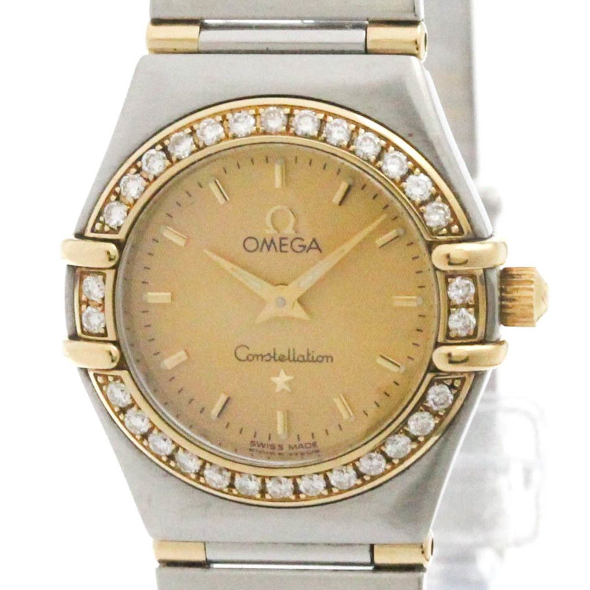 Omega OMEGA Constellation Diamond 18K Gold Steel Watch 1367.10 Polished Size ONE SIZE - 1 Thumbnail