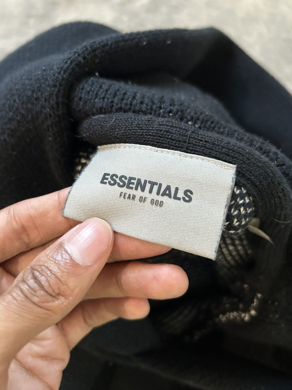 Fear of God Essentials FEAR OF GOD hoodie/BLK Size US XXS / EU 40 - 4 Thumbnail